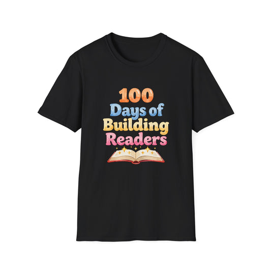 100 Days of Building Readers T-Shirt — Teacher Appreciation Reading Shirt