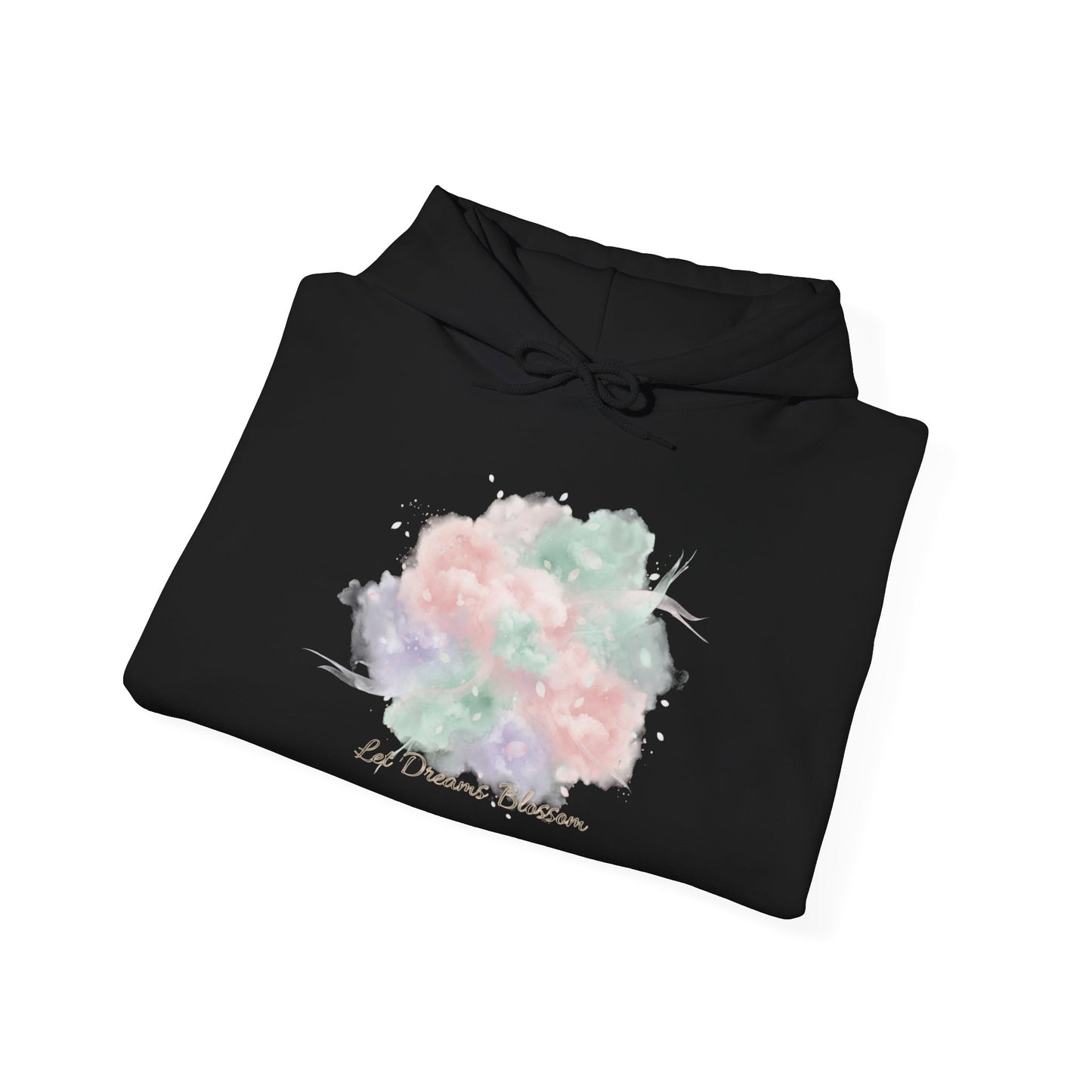 Dreamy Pastel Cloud Bouquet Hoodie | pastel winter design, dreamy gradient