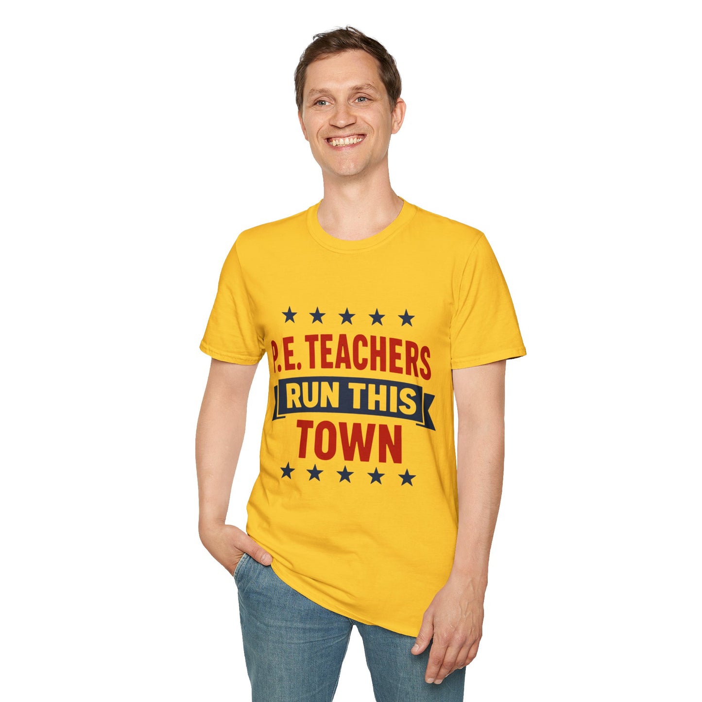 PE Teachers Run This Town Tee
