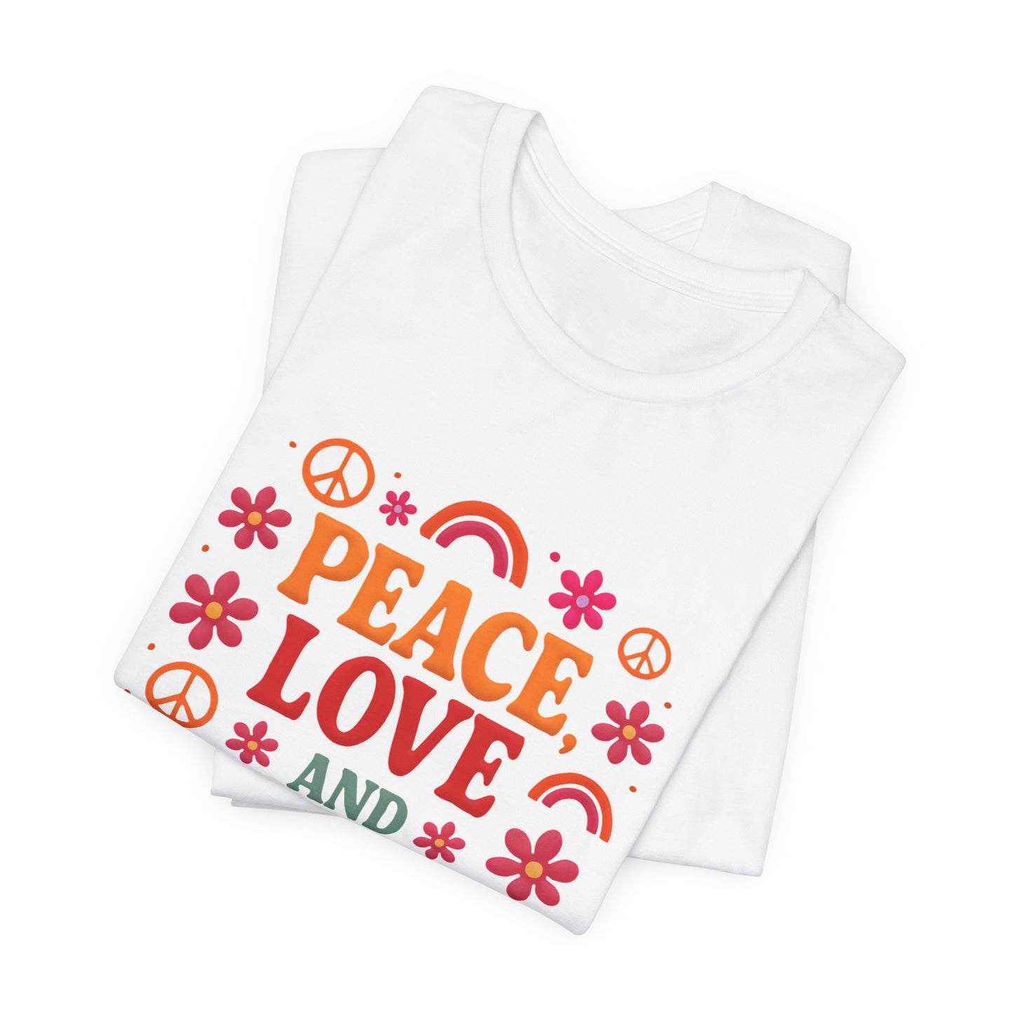 Peace, Love and 4th Grade T-Shirt — Retro Teacher Appreciation Tee