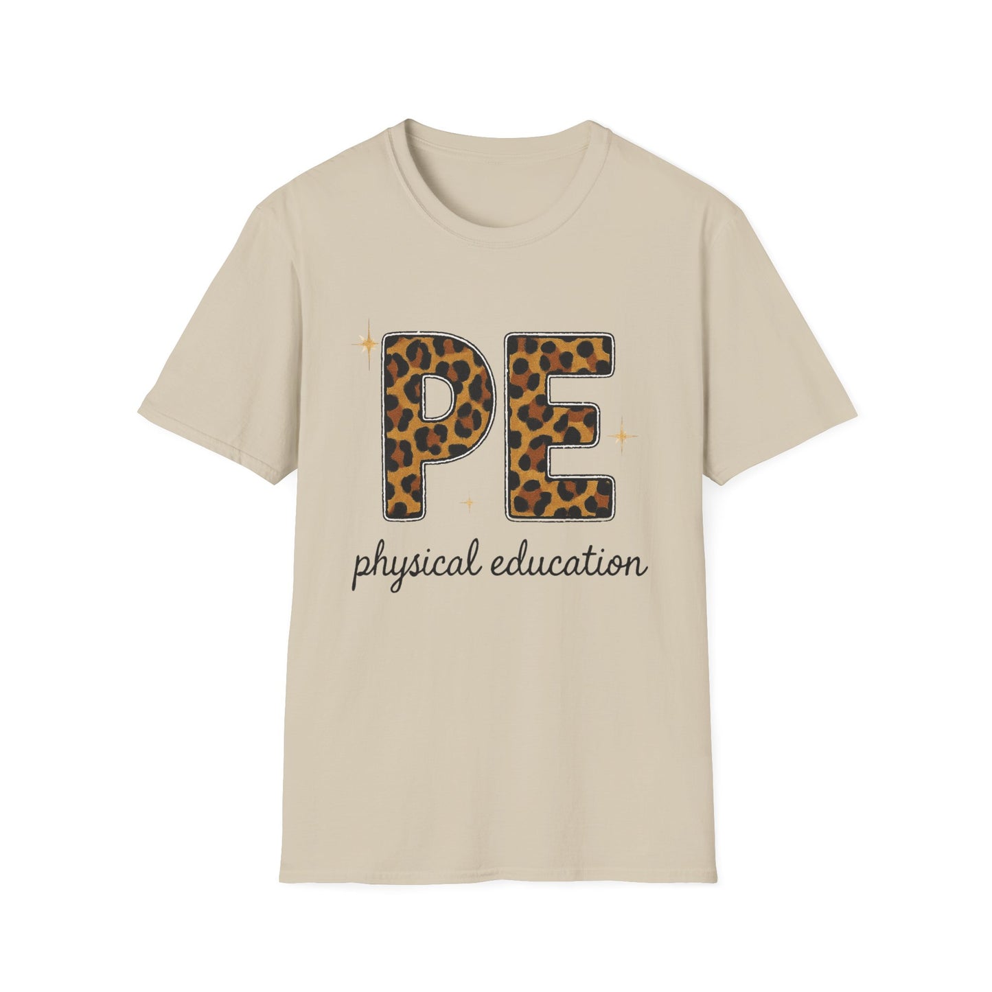 PE Leopard Print Physical Education T-Shirt — Cute PE Teacher Tee