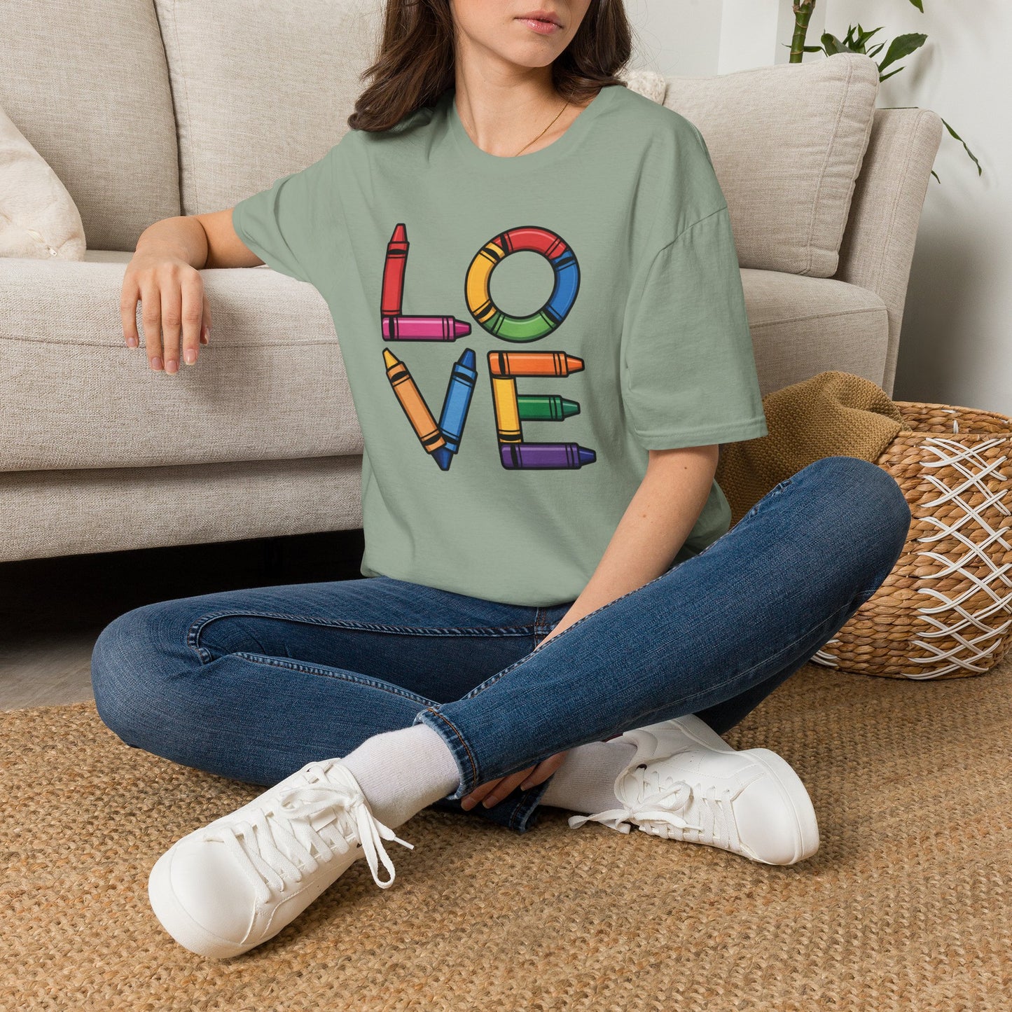 LOVE crayon T-Shirt