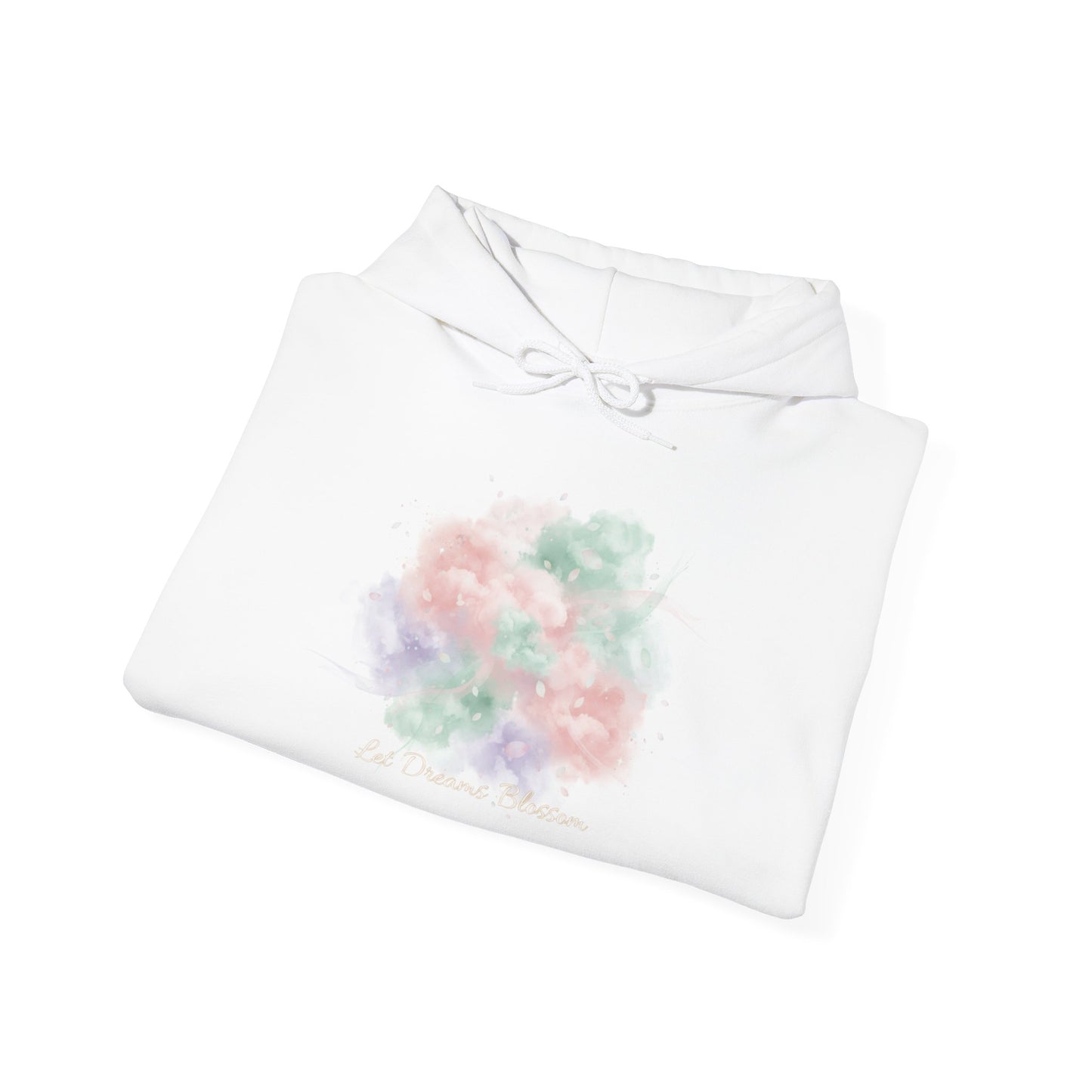 Dreamy Pastel Cloud Bouquet Hoodie | pastel winter design, dreamy gradient