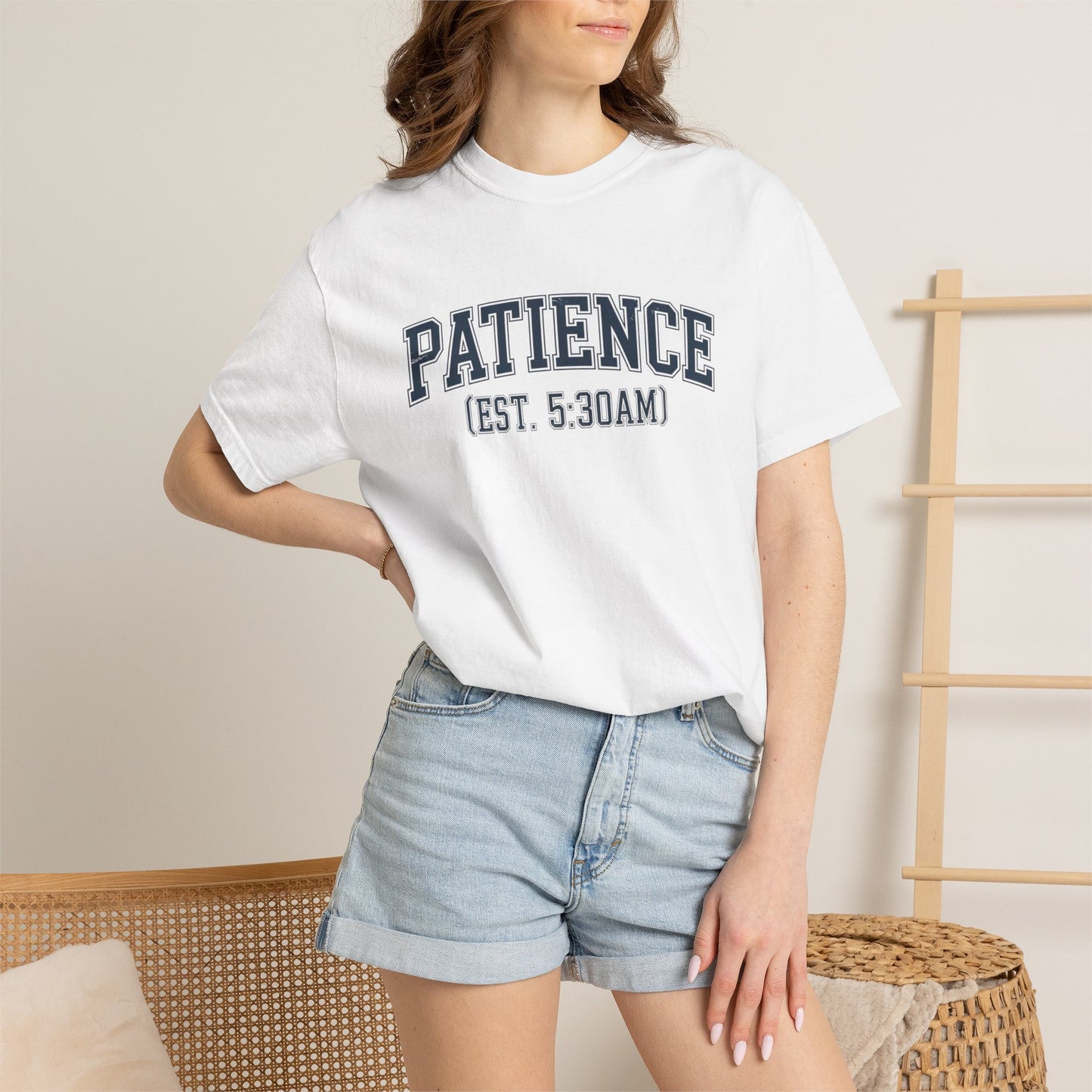 Patience Teacher T-Shirt, Comfort Colors 1717