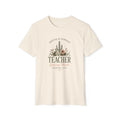 Teacher Floral Organic T‑Shirt — "Rooted in Purpose: Growing Minds, Changing Lives"