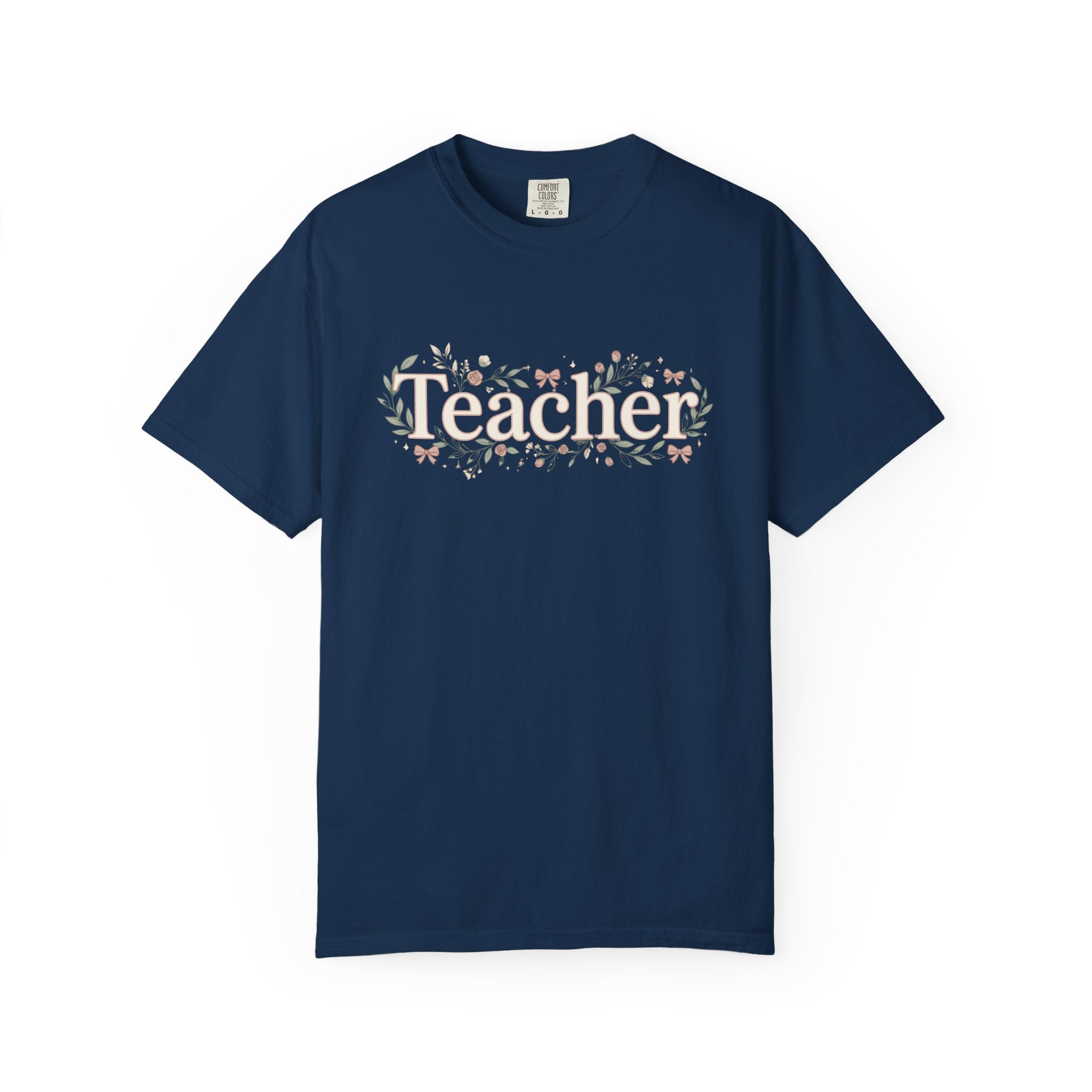 Teacher Floral T‑Shirt