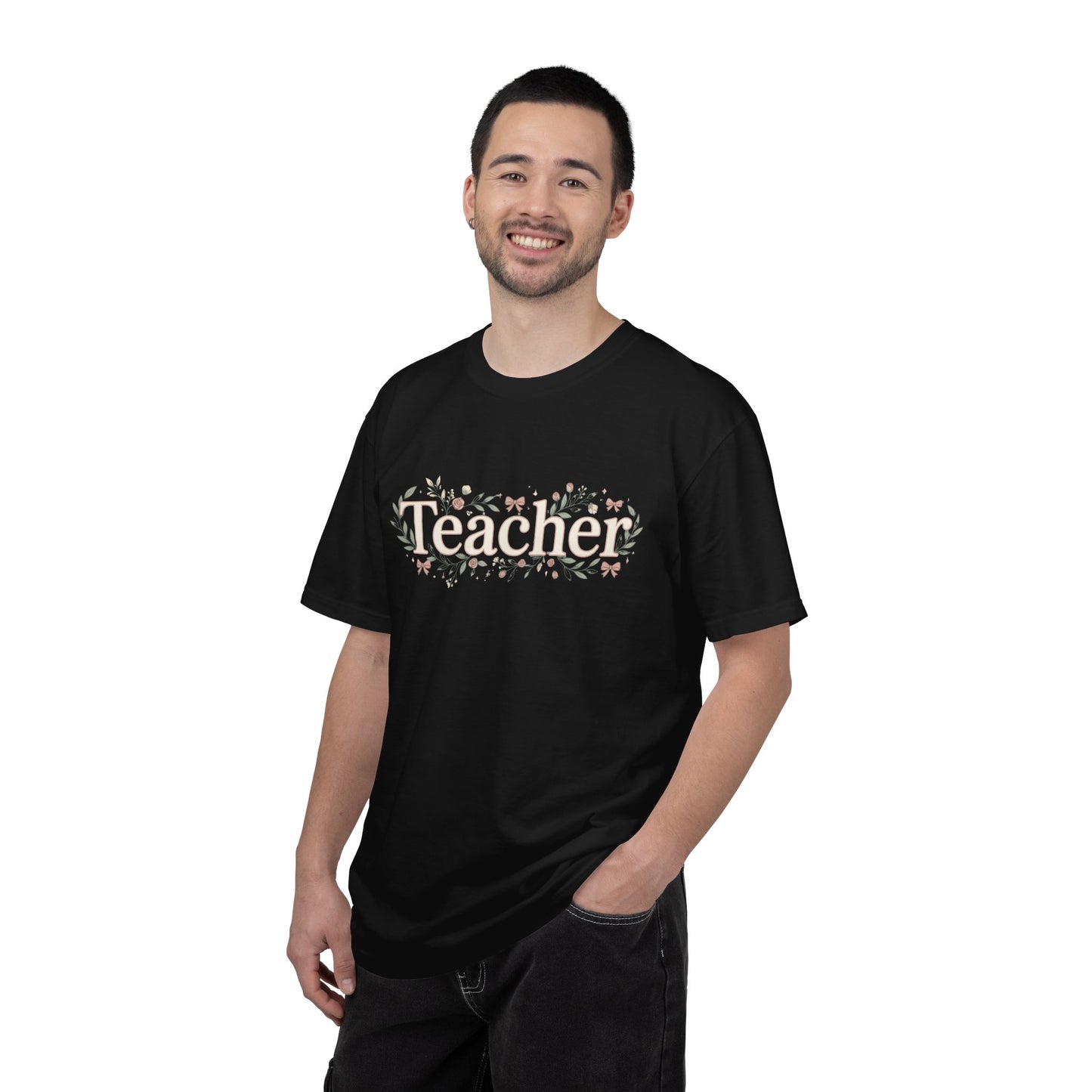 Teacher Floral T‑Shirt