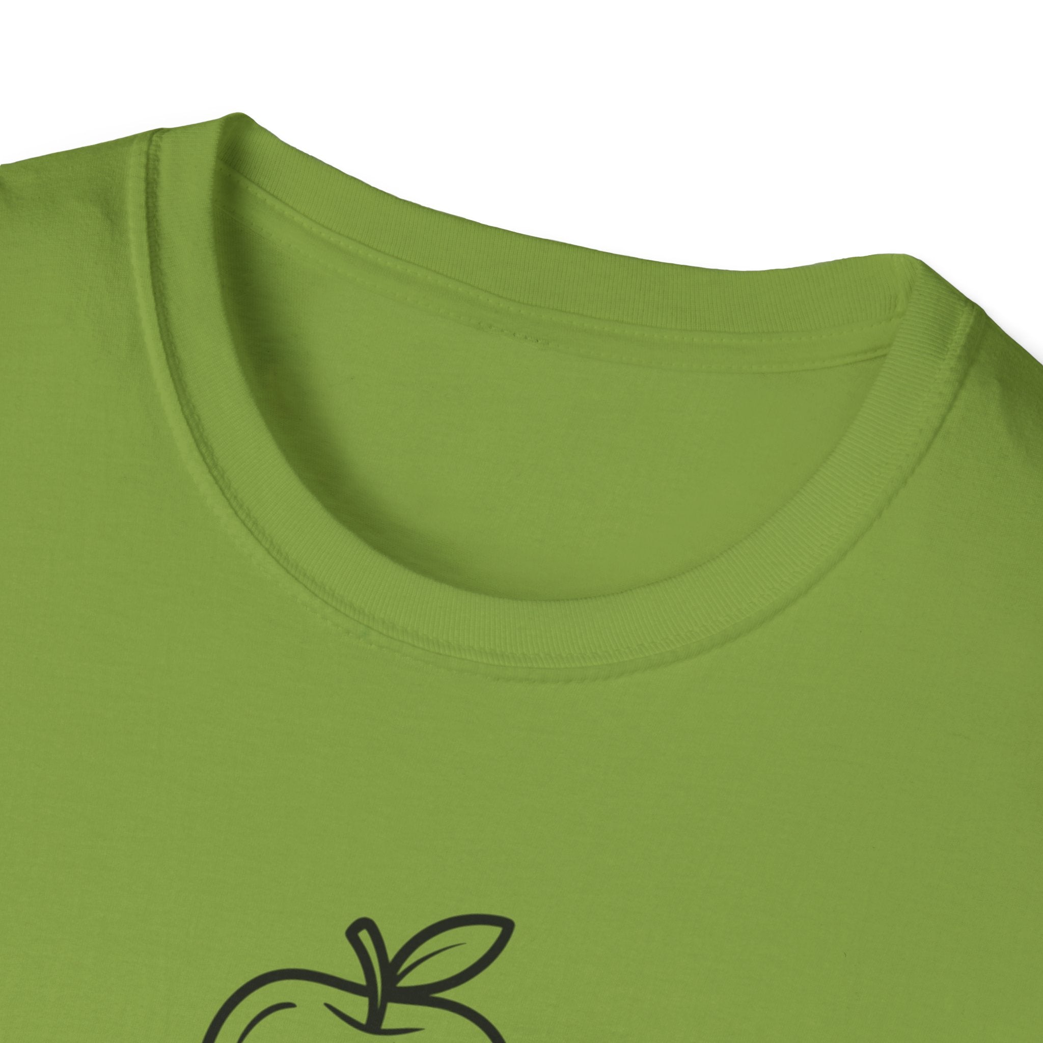 Teacher Apple Stack T‑Shirt — Minimalist Books & Apple Tee for Educators