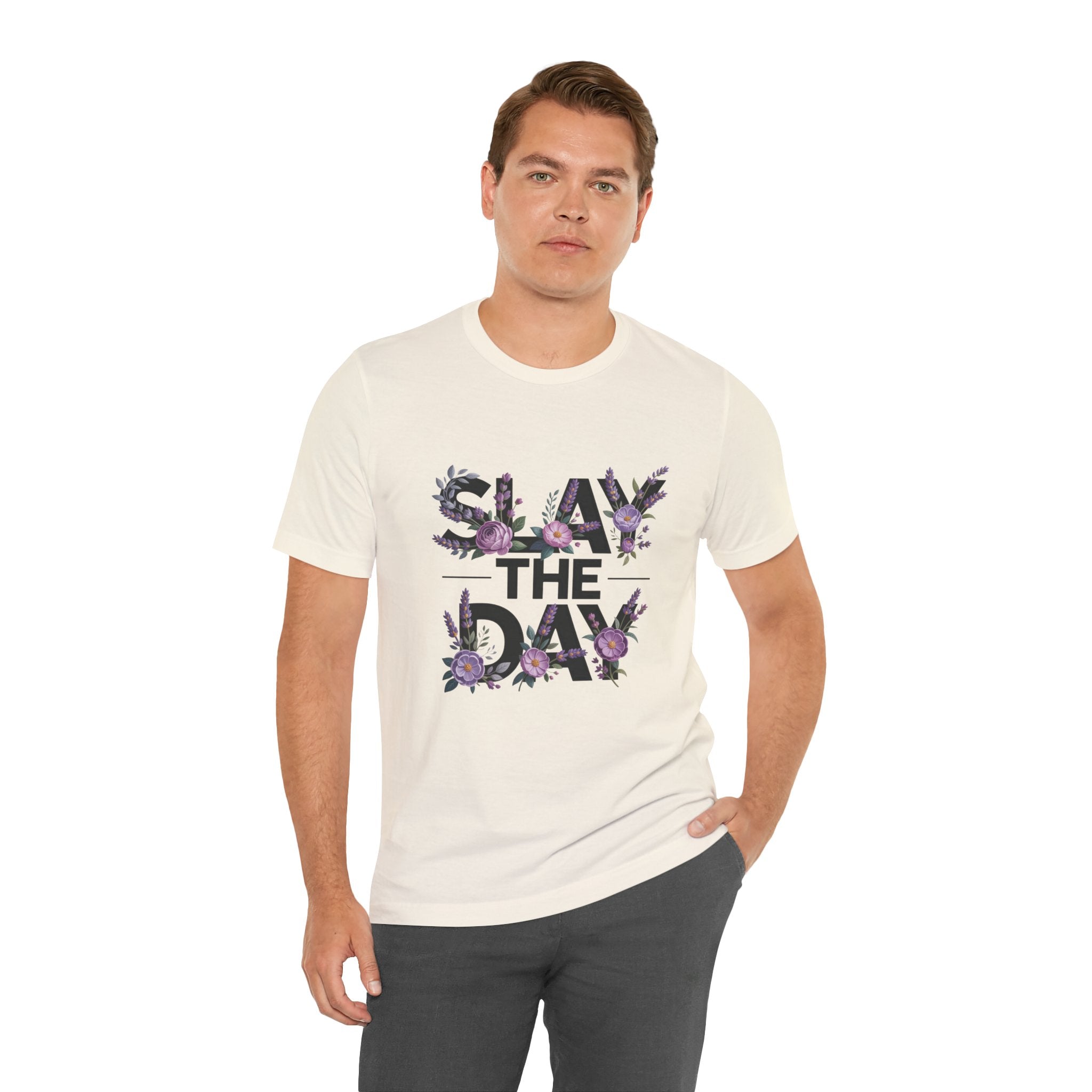 Floral Slay The Day Tee