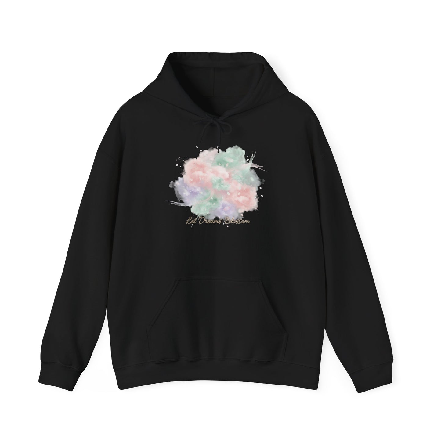 Dreamy Pastel Cloud Bouquet Hoodie | pastel winter design, dreamy gradient