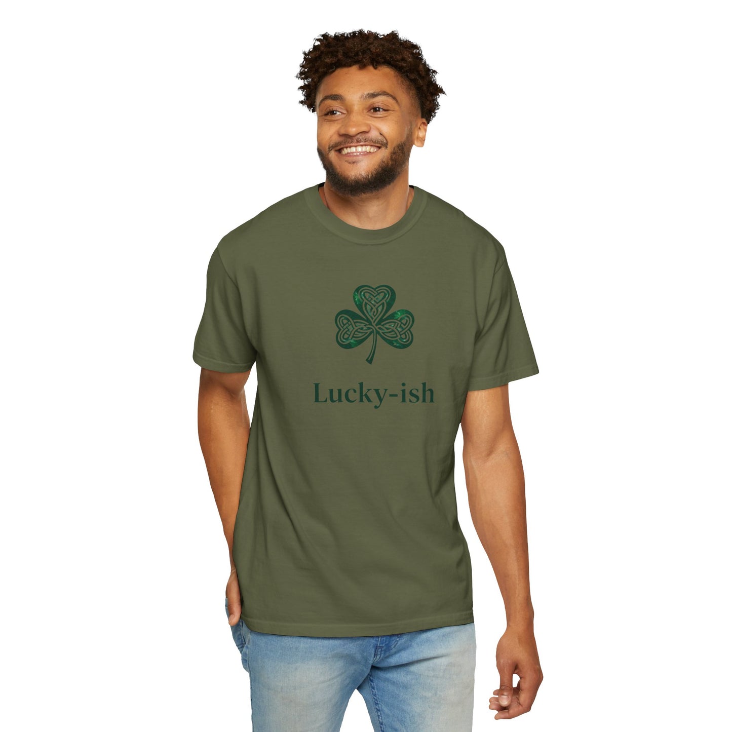 'Lucky-ish' Celtic Shamrock St. Patrick's Day Tee