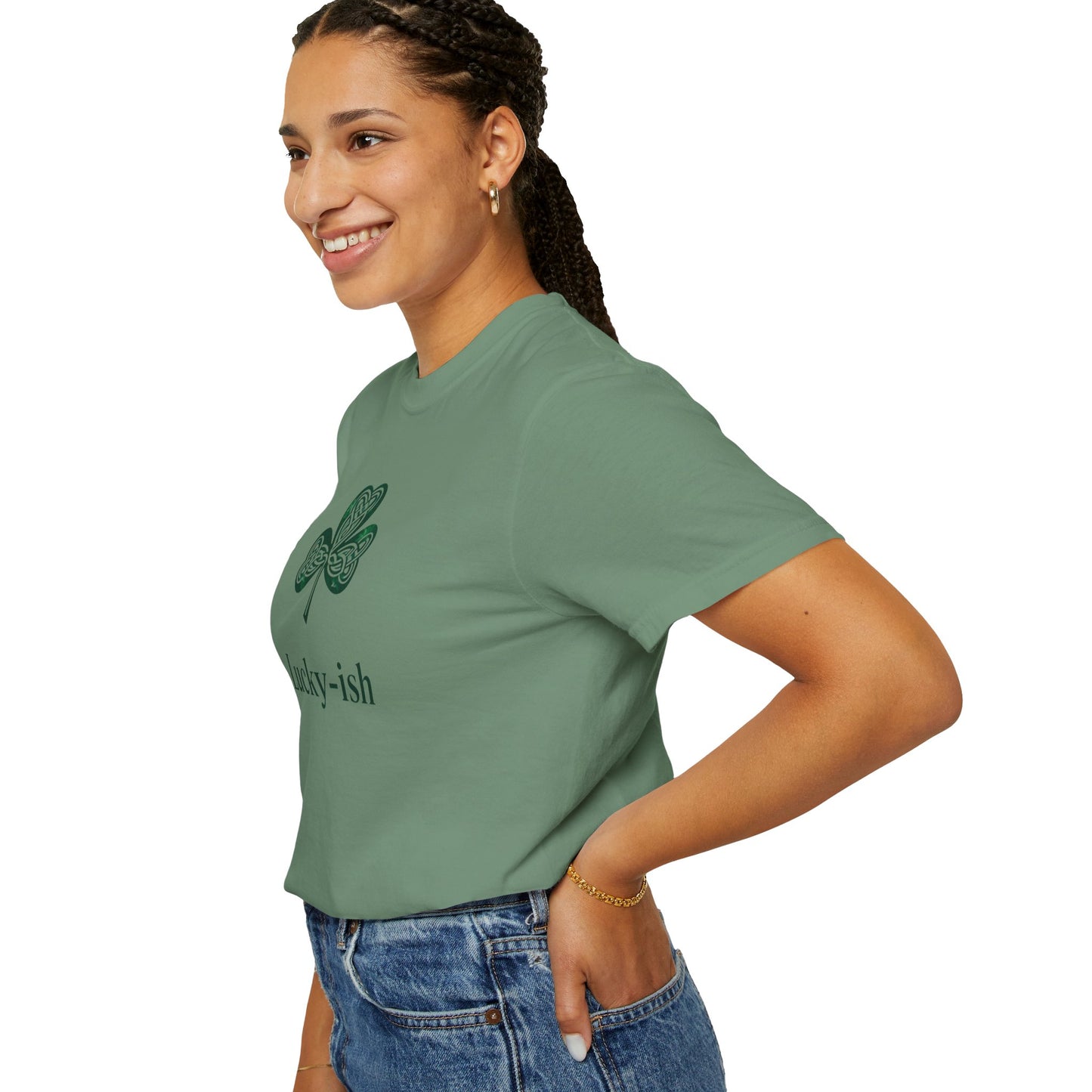 'Lucky-ish' Celtic Shamrock St. Patrick's Day Tee
