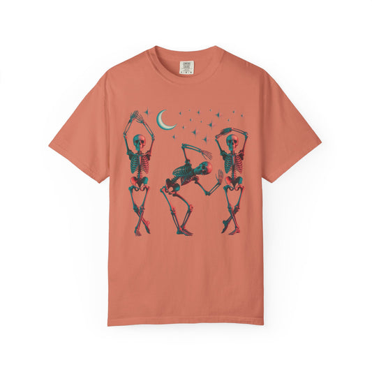Halloween Dancing Skeletons Comfort Colors T-shirt