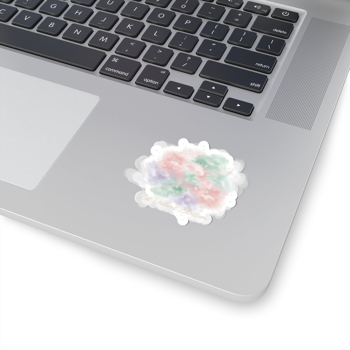 Dreamy Pastel Cloud Kiss-Cut Stickers | pastel winter design, dreamy gradient