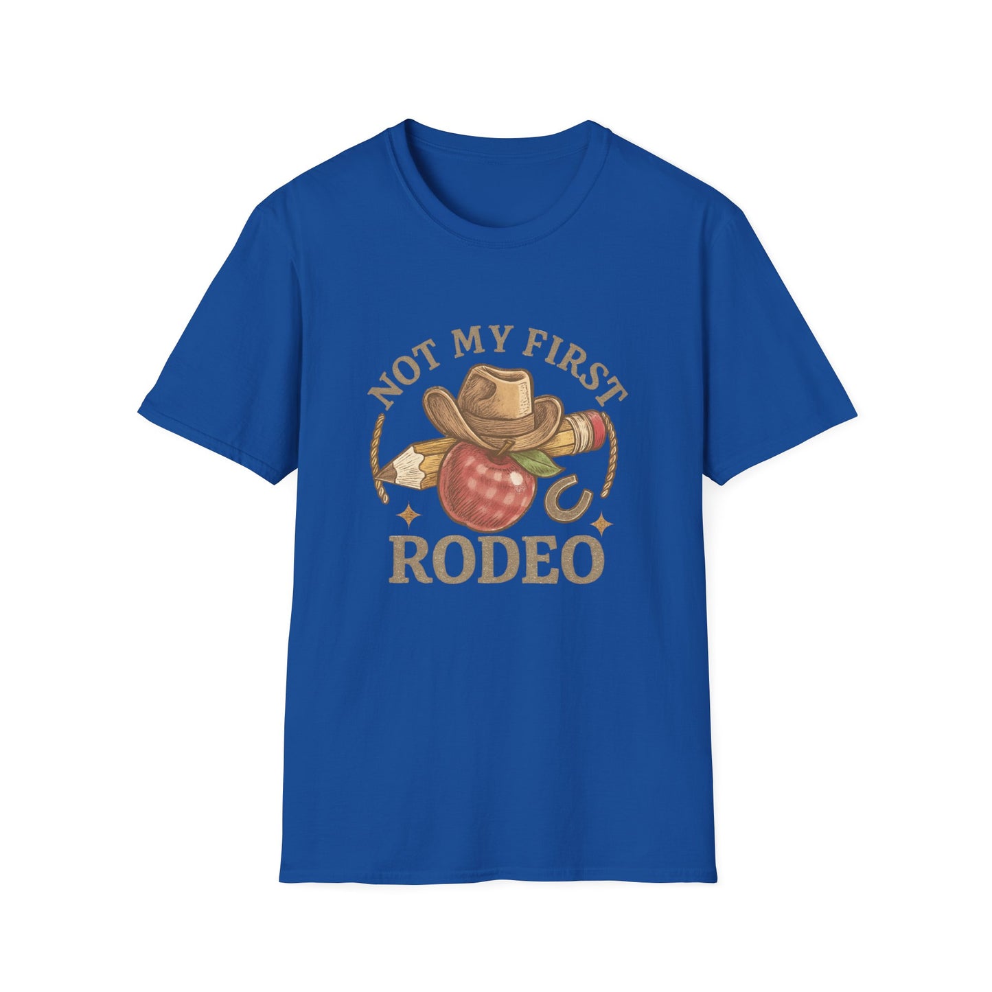 Not My First Rodeo T-Shirt — Vintage Cowboy Rodeo Tee