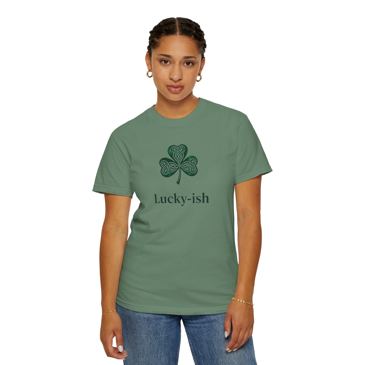 'Lucky-ish' Celtic Shamrock St. Patrick's Day Tee