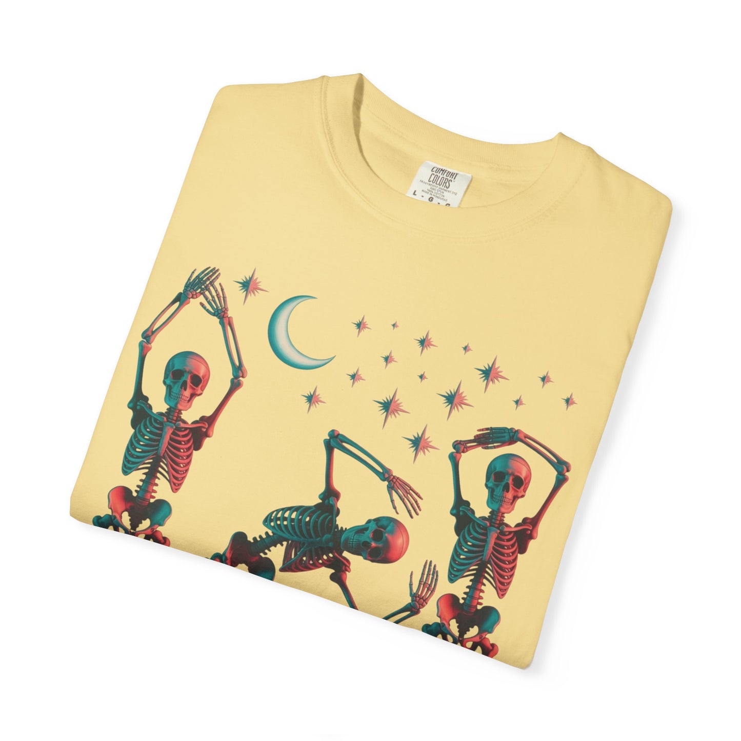 Halloween Dancing Skeletons Comfort Colors T-shirt