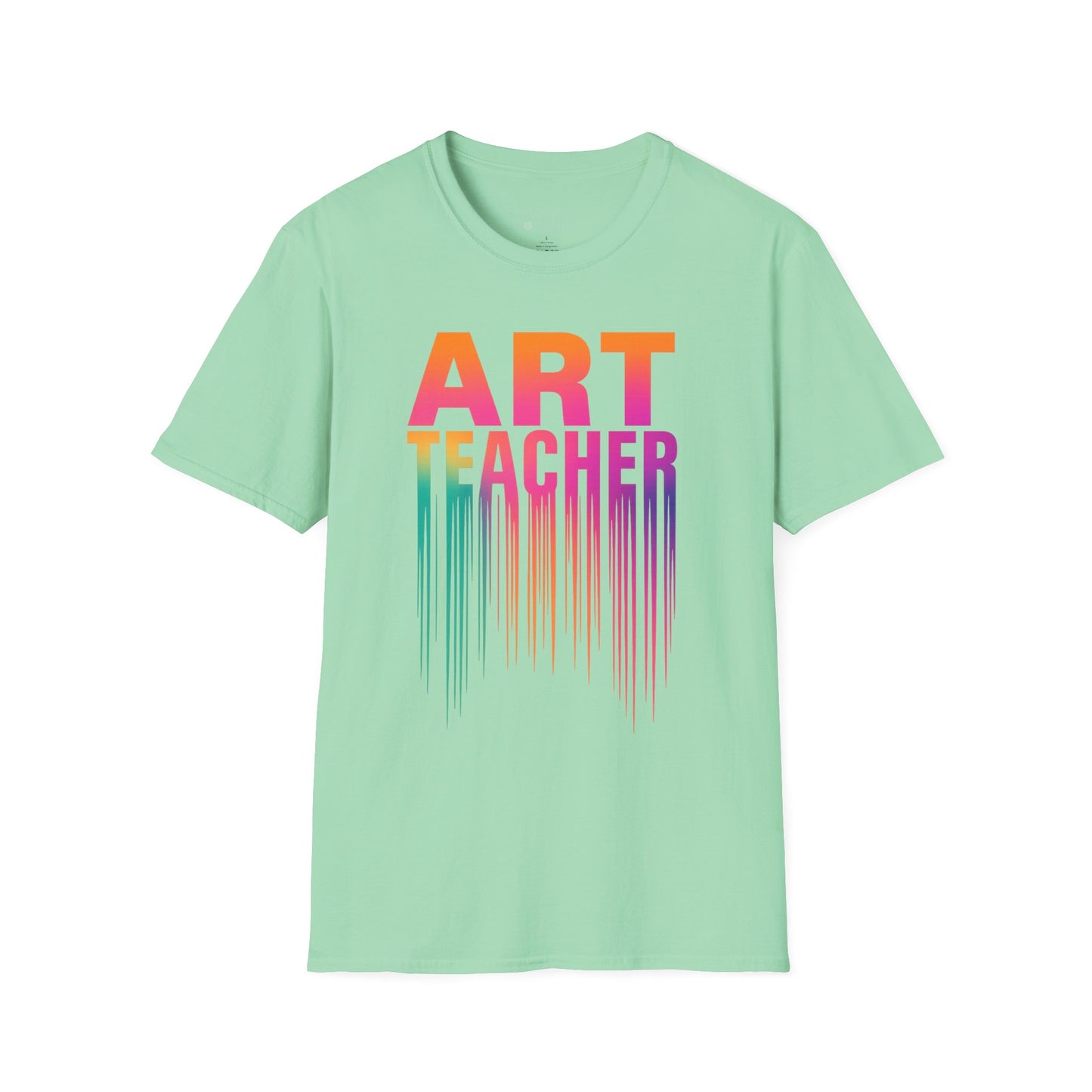Art Teacher Dripping Paint Tee