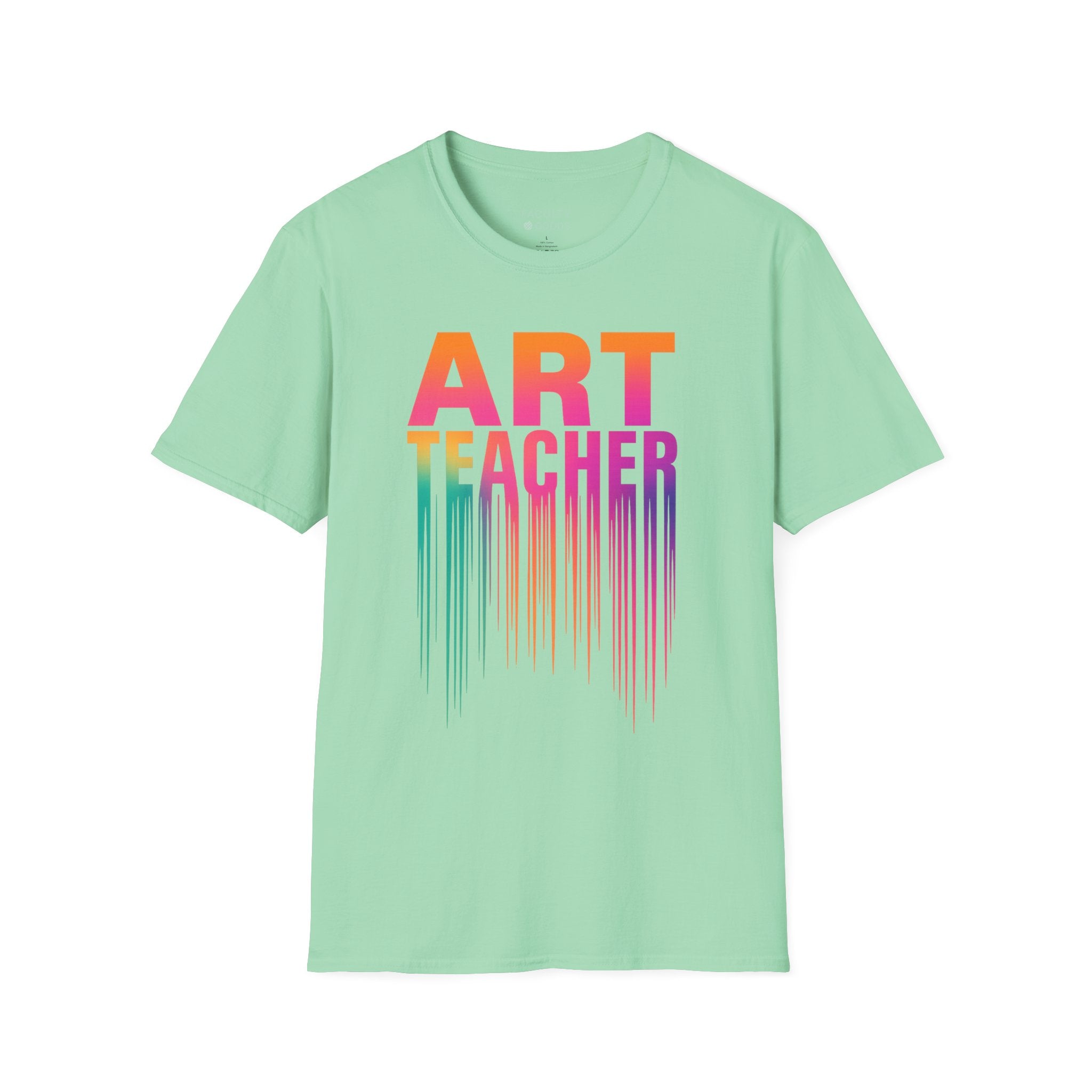 Art Teacher Dripping Paint Tee