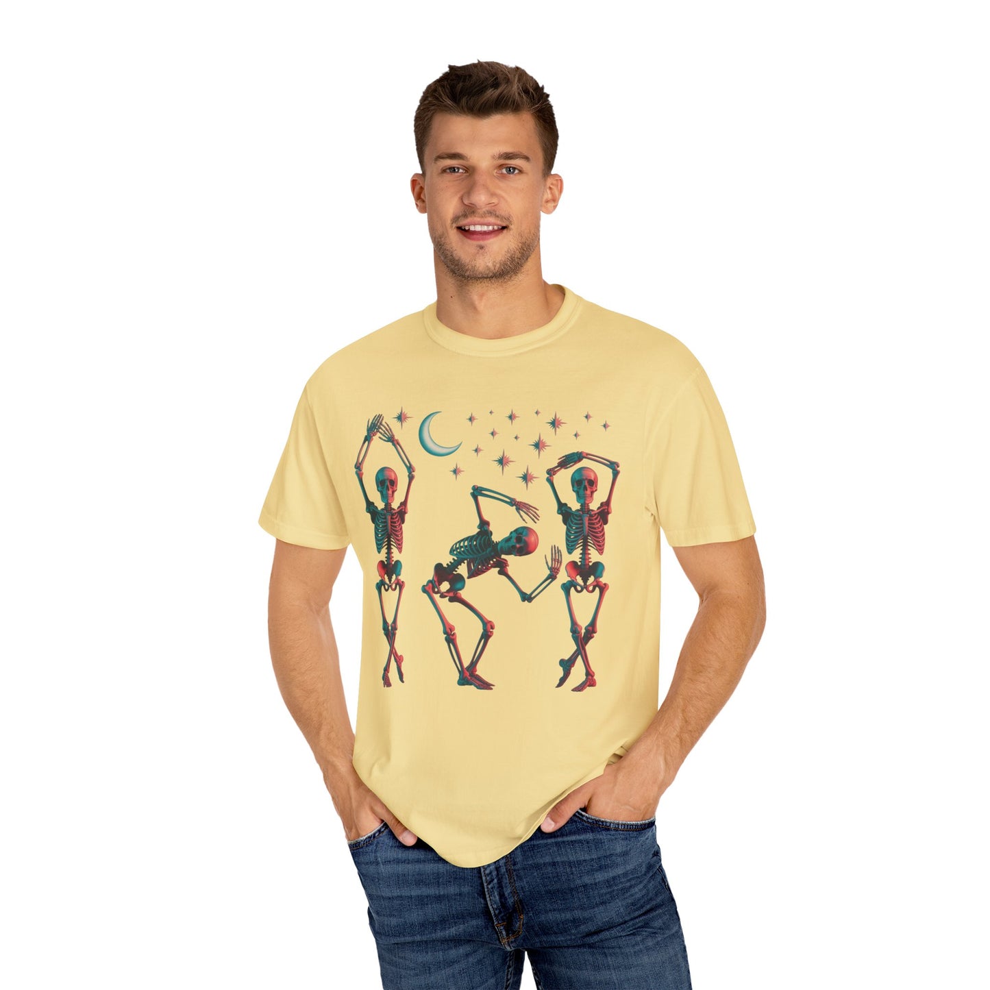 Halloween Dancing Skeletons Comfort Colors T-shirt