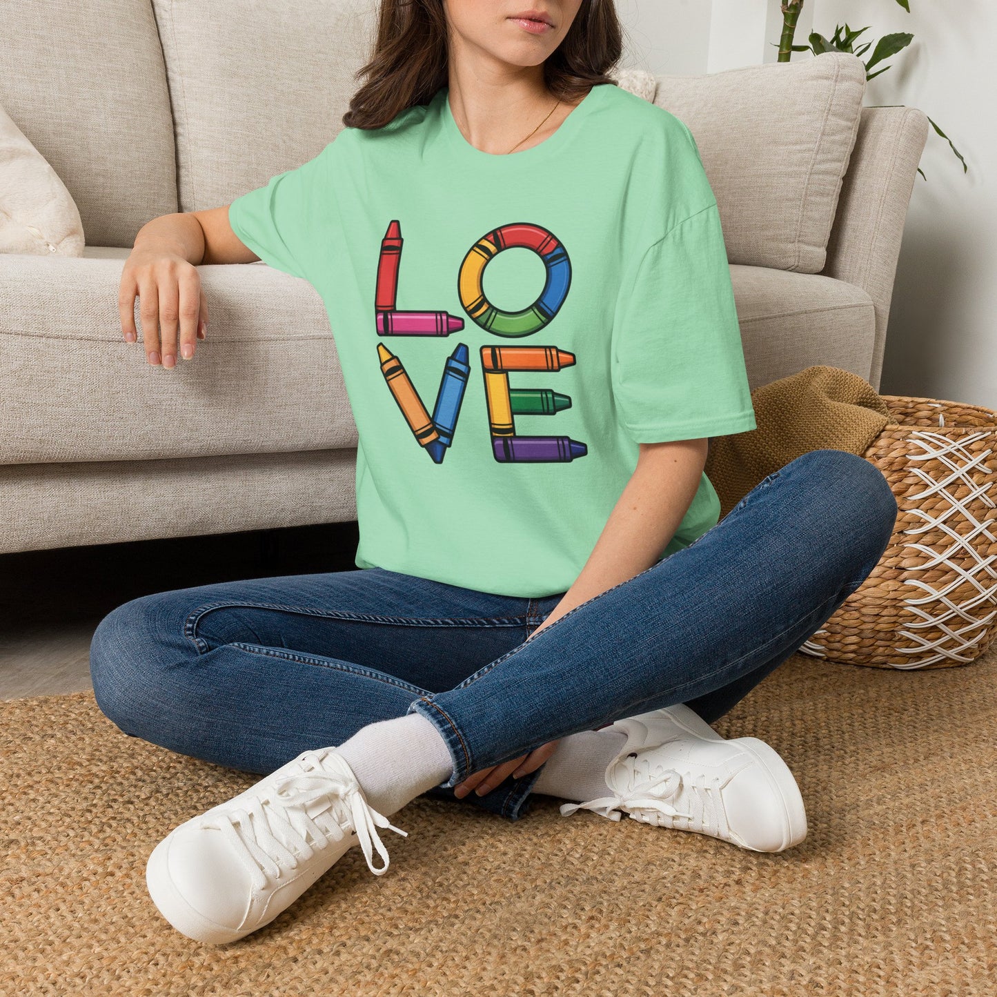 LOVE crayon T-Shirt