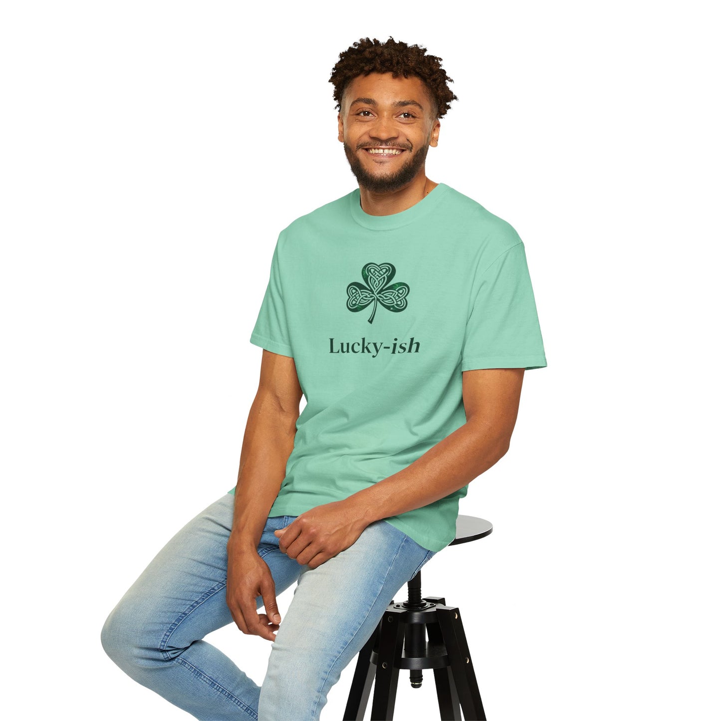 'Lucky-ish' Celtic Shamrock St. Patrick's Day Tee