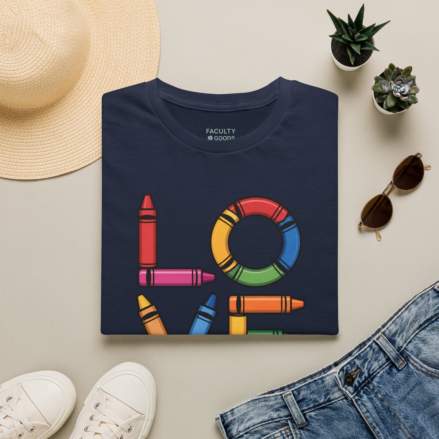 LOVE crayon T-Shirt