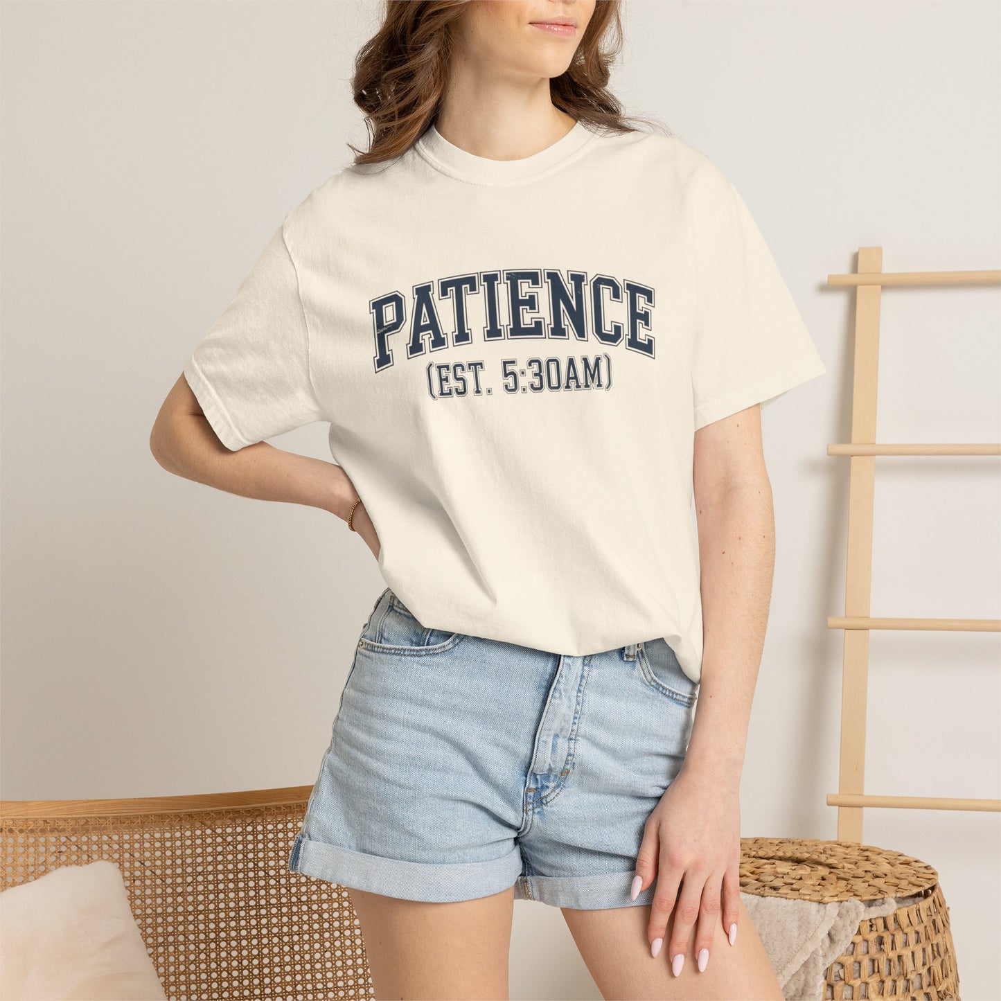 Patience Teacher T-Shirt, Comfort Colors 1717