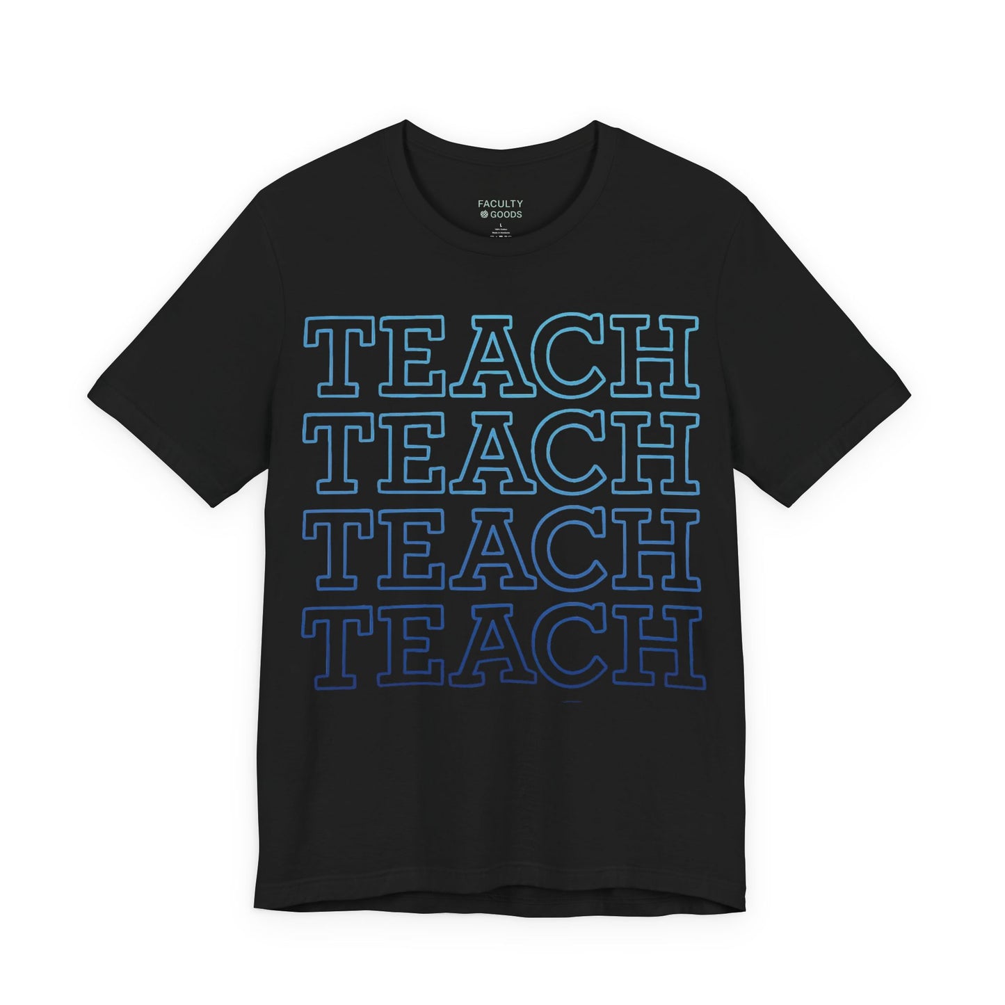 Blue Ombre TEACH Tee