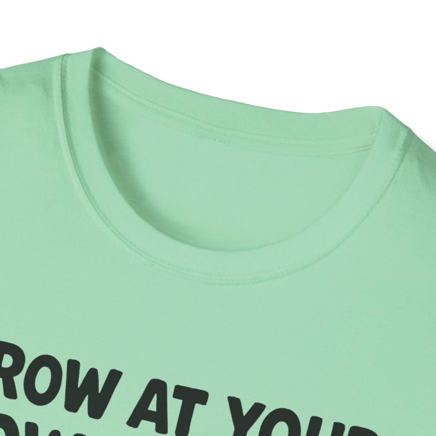 Grow at Your Own Pace Shirt – Retro Floral Graphic Tee, Comfort Colors Inspired, Growth Mindset T-Shirt for Women, Teachers & Everyday Wear