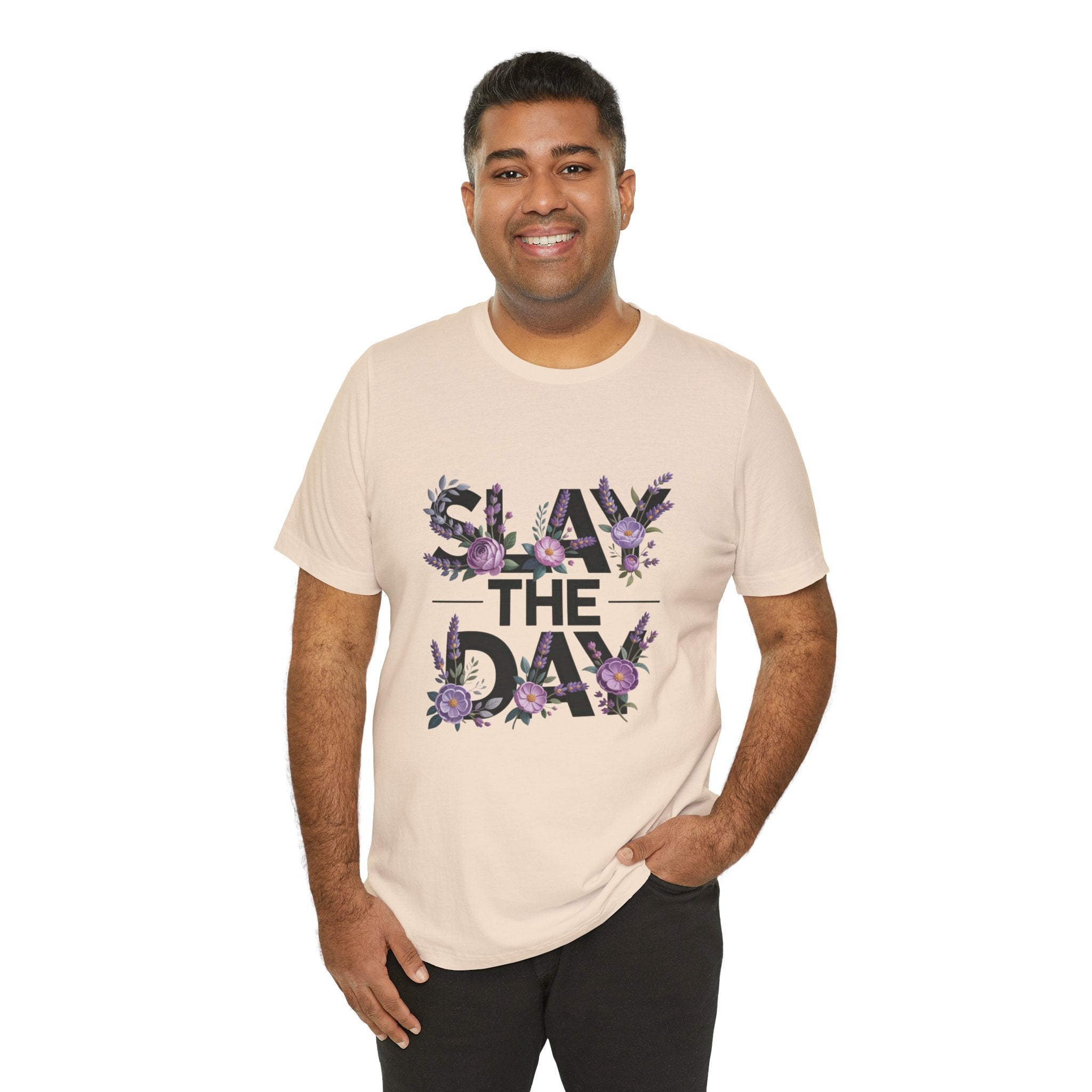 Floral Slay The Day Tee