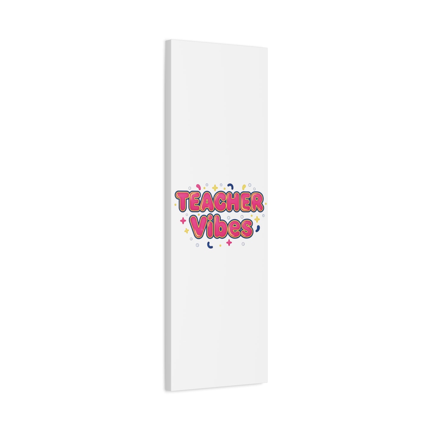 Teacher Vibes Canvas | Dopamine Decor, Neon Gradient Squishy Art