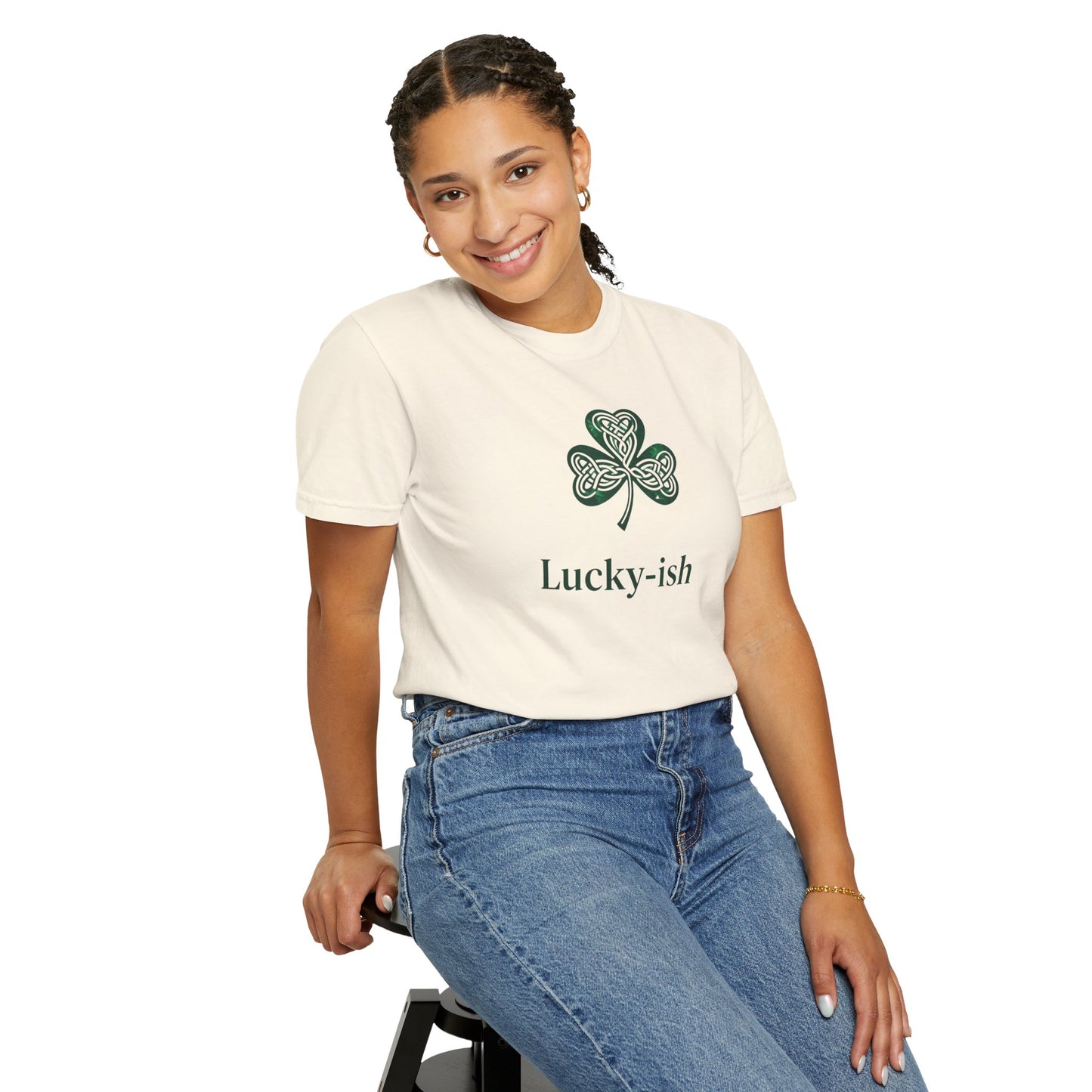 'Lucky-ish' Celtic Shamrock St. Patrick's Day Tee