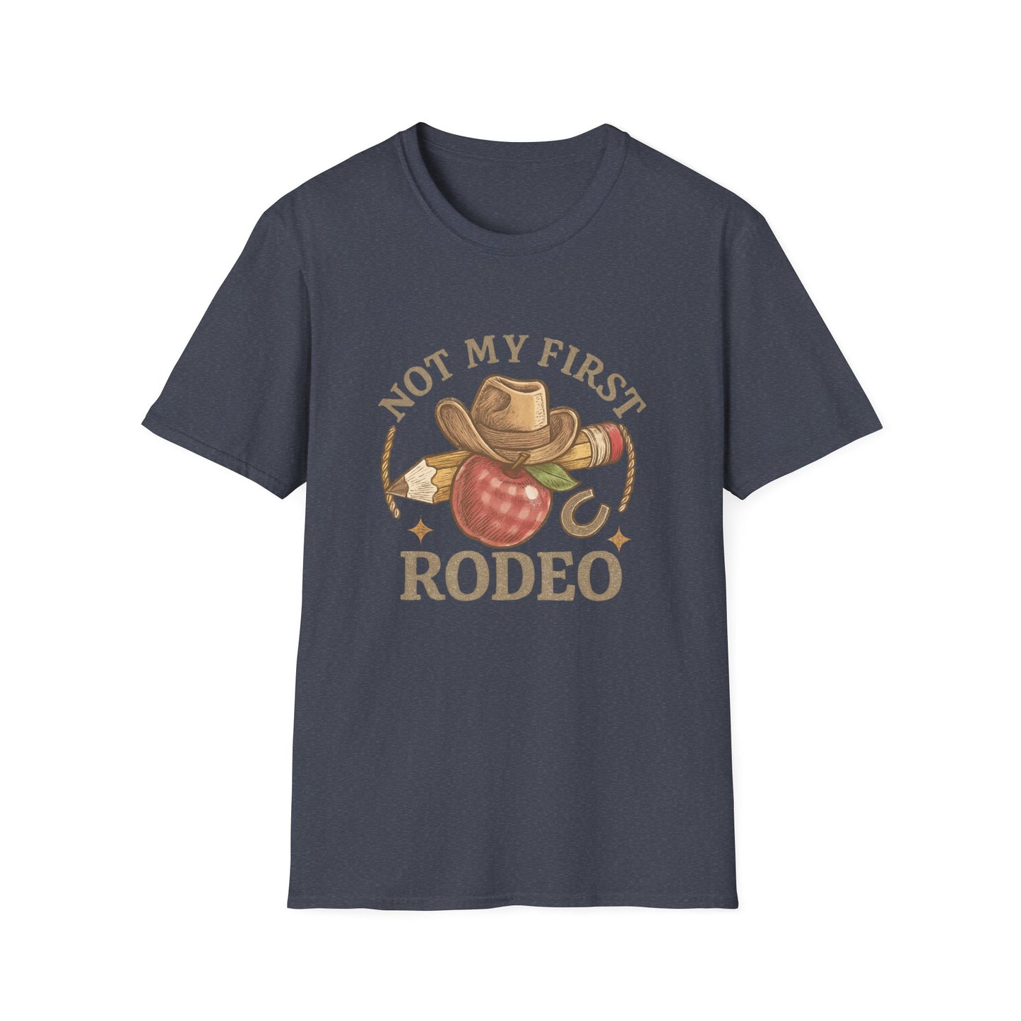 Not My First Rodeo T-Shirt — Vintage Cowboy Rodeo Tee