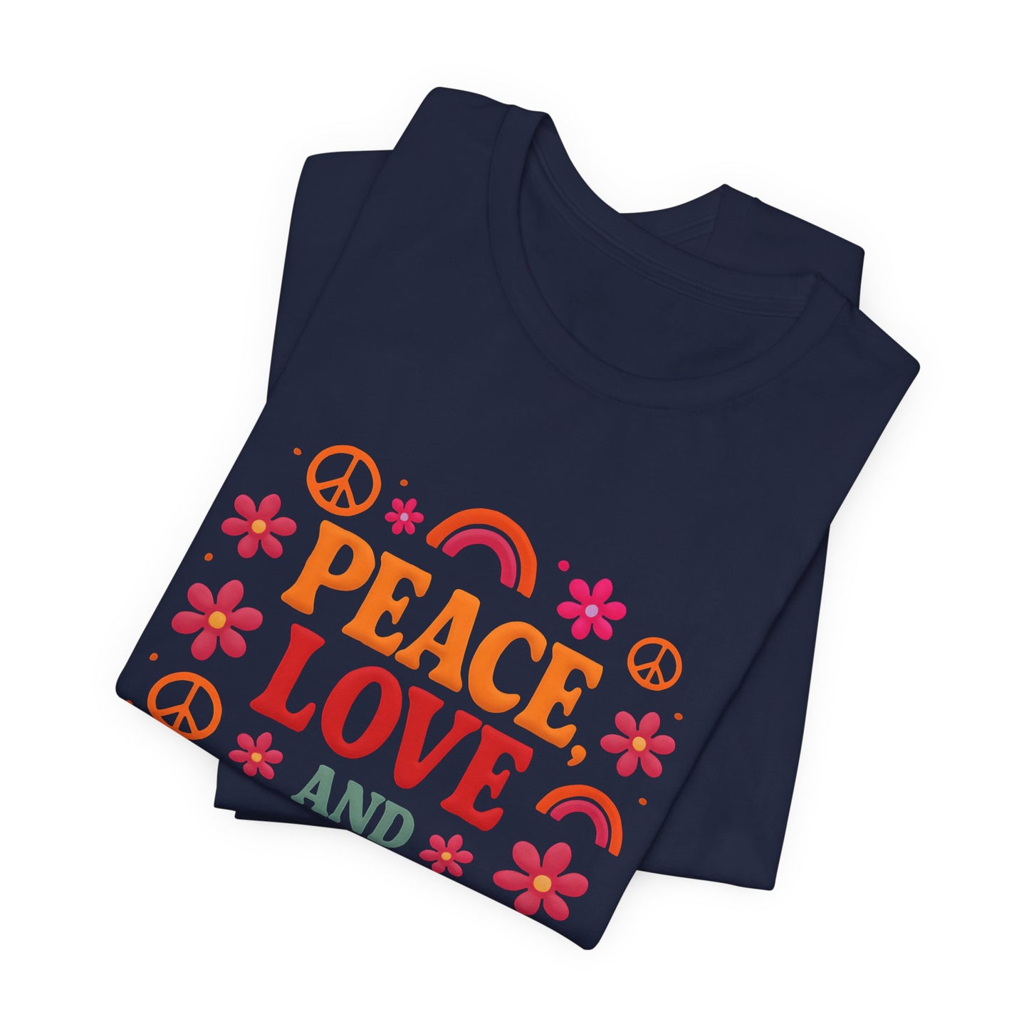 Peace, Love and 4th Grade T-Shirt — Retro Teacher Appreciation Tee