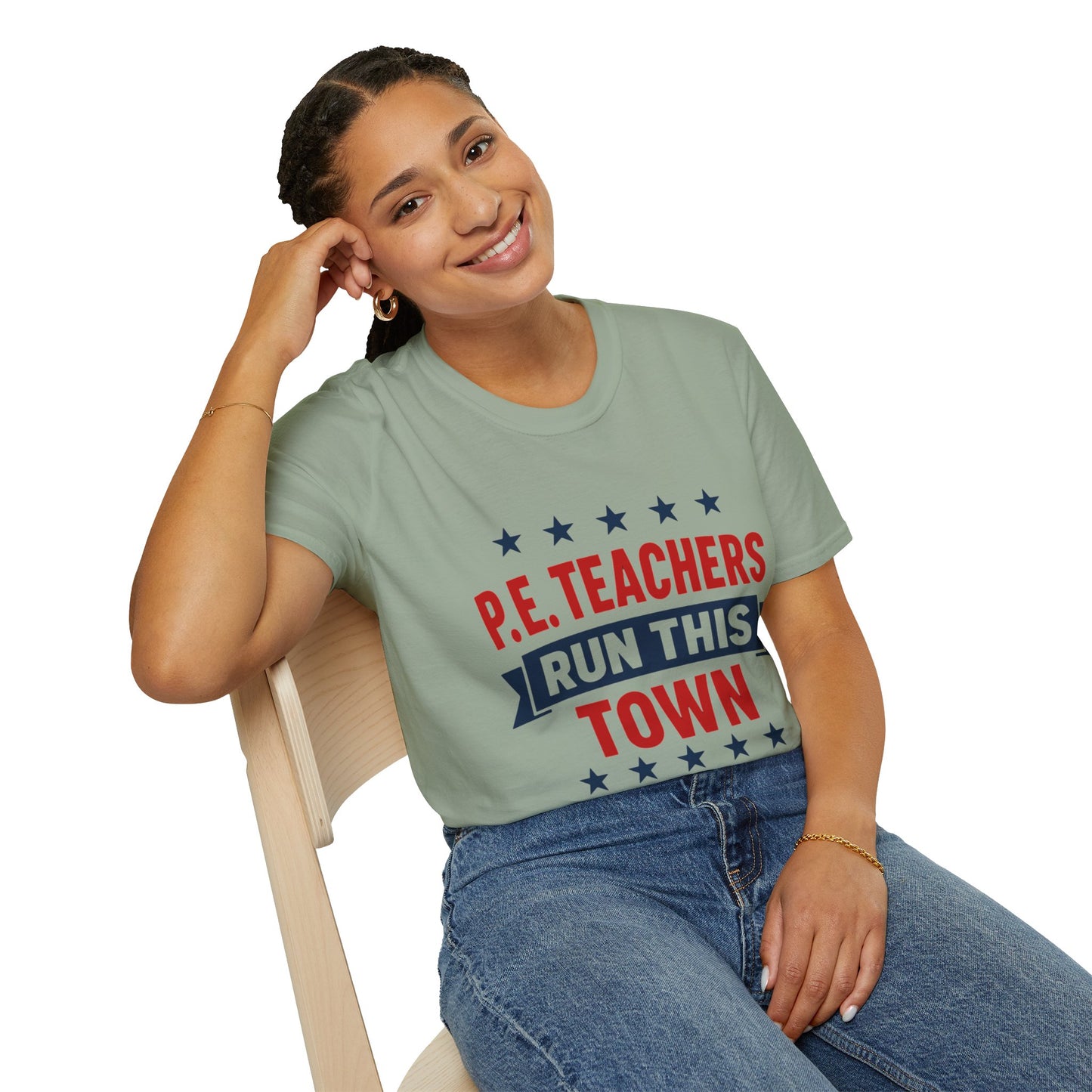 PE Teachers Run This Town Tee