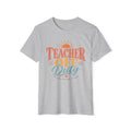 Teacher Off Duty T-Shirt — Organic Graphic Vacation Tee for Educators