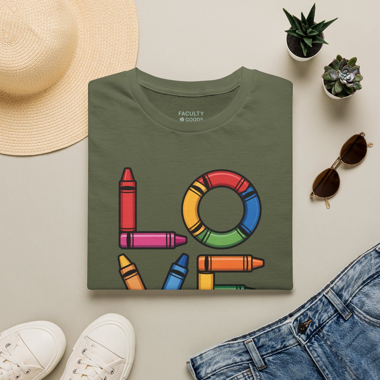 LOVE crayon T-Shirt