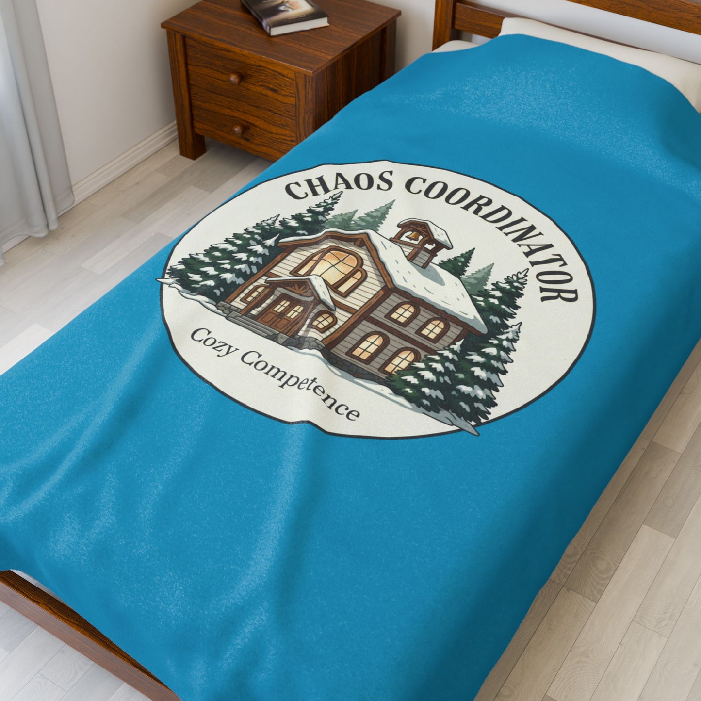 Chaos Coordinator Cozy Blanket | Funny Teacher Blanket | Classroom Humor Throw | Teacher Gift for Winter
