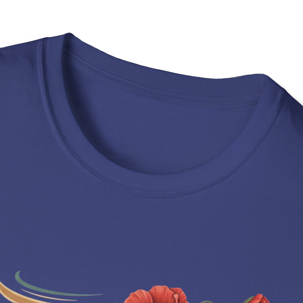 Pause Is Power T-Shirt — Floral Inspirational Mindfulness Tee