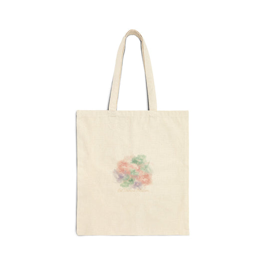 Dreamy Pastel Floral Gradient Tote | pastel winter design, soft spring vibe