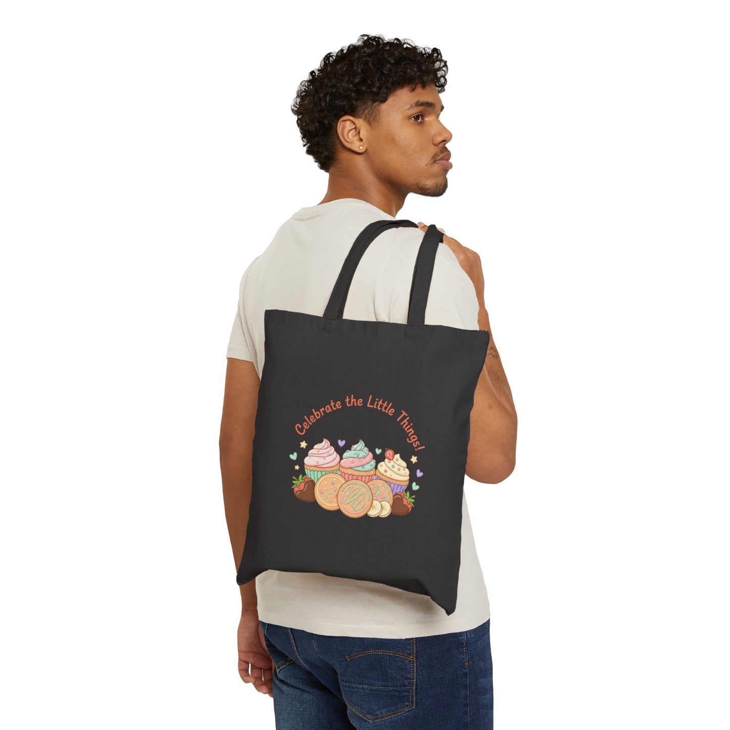 Tiny Treats illustration Tote | pastel sweets, sweet tooth design