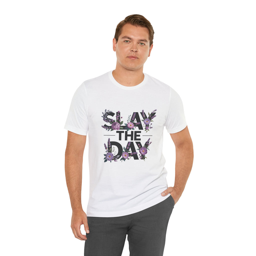 Floral Slay The Day Tee