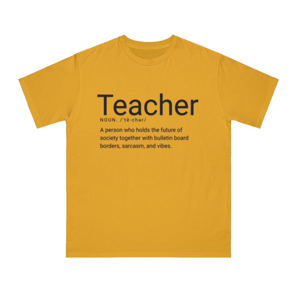 Organic "Teacher Definition" T-Shirt