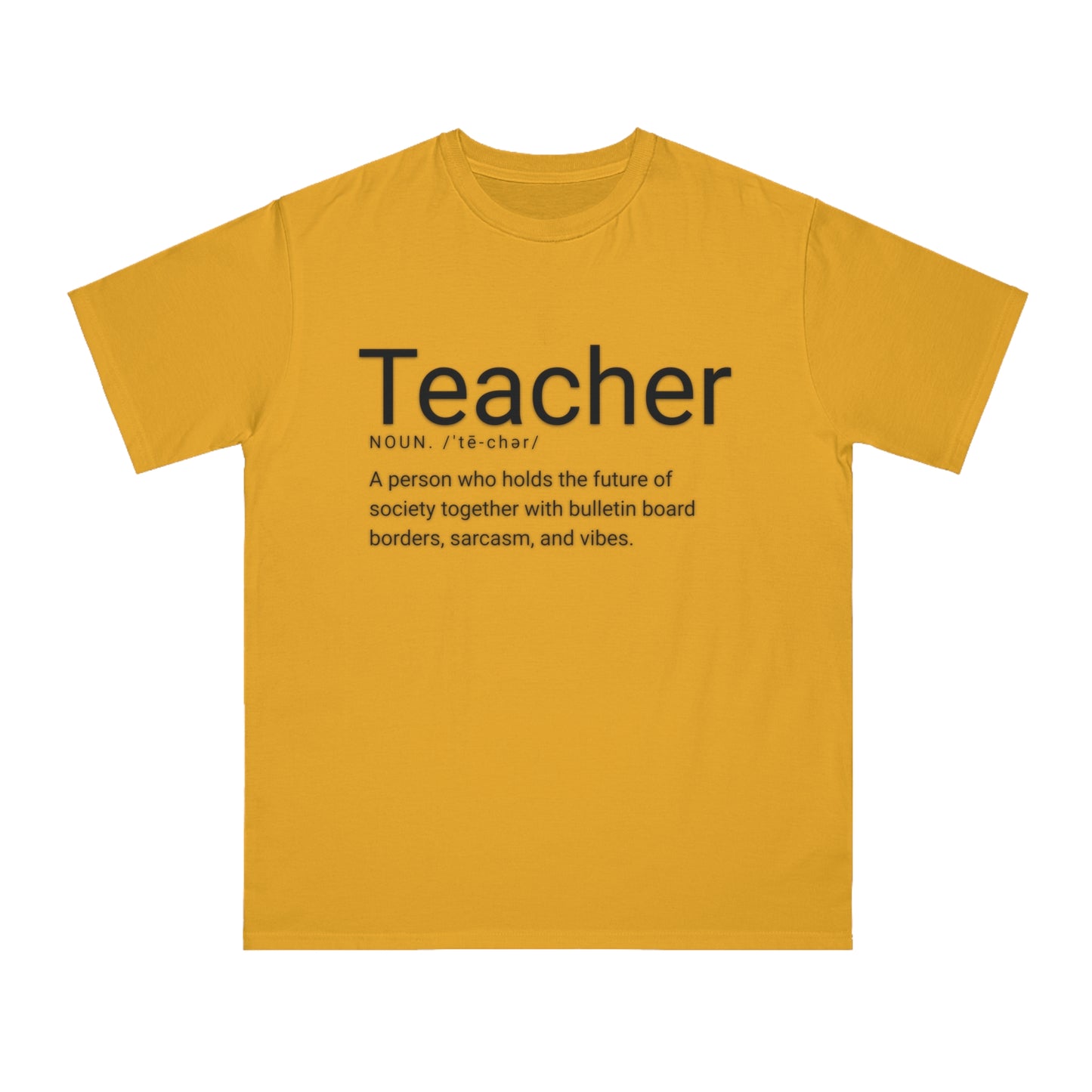 Organic "Teacher Definition" T-Shirt