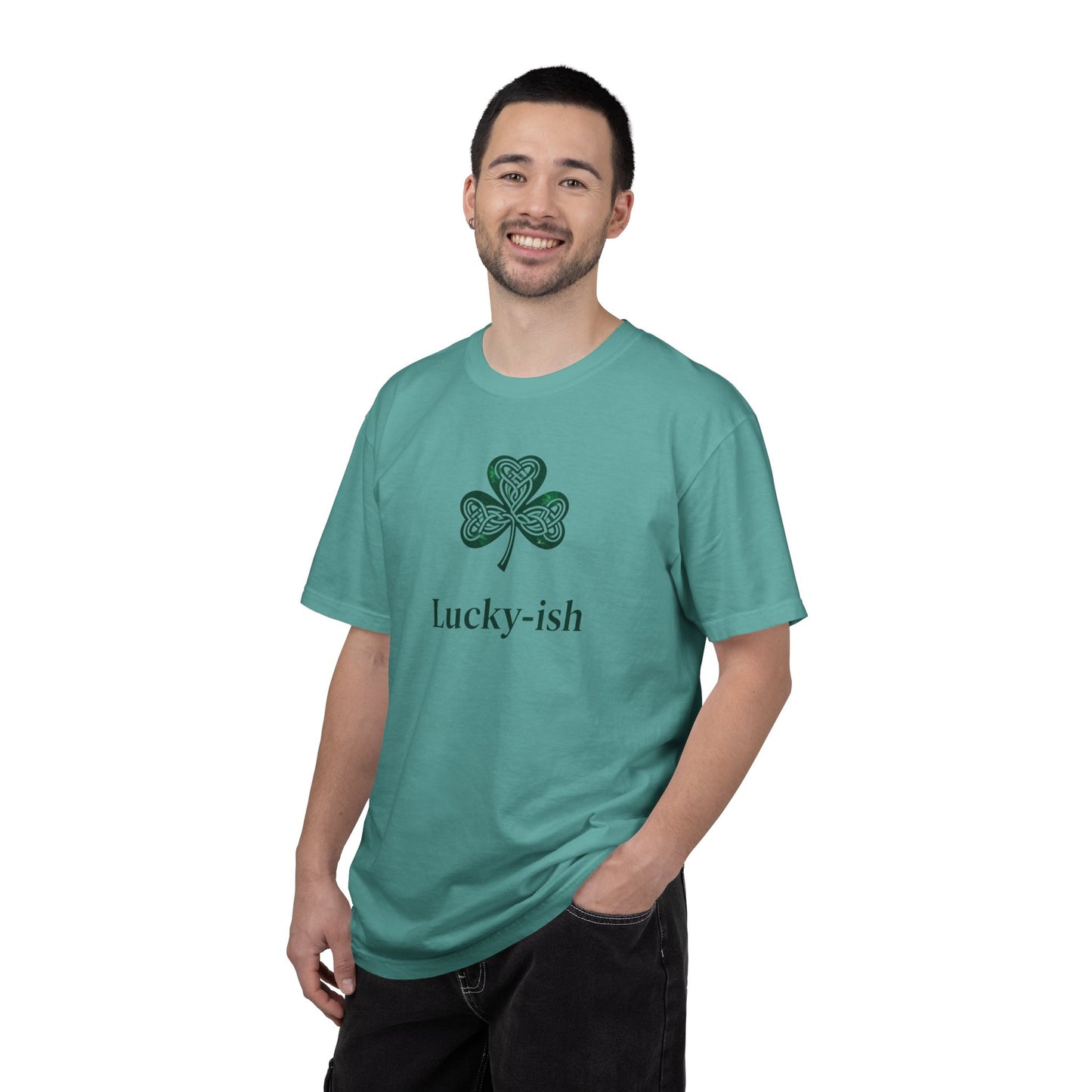 'Lucky-ish' Celtic Shamrock St. Patrick's Day Tee