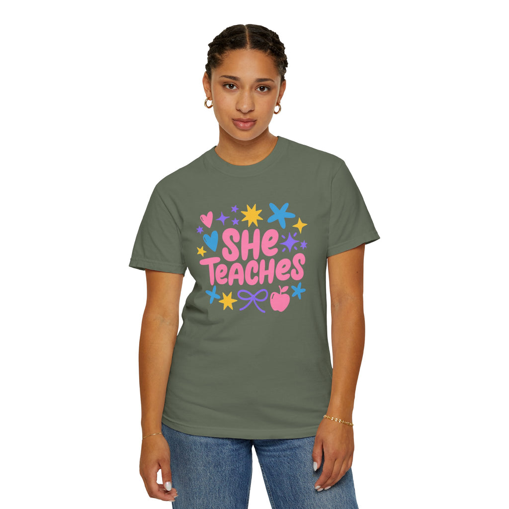 She Teaches T-Shirt