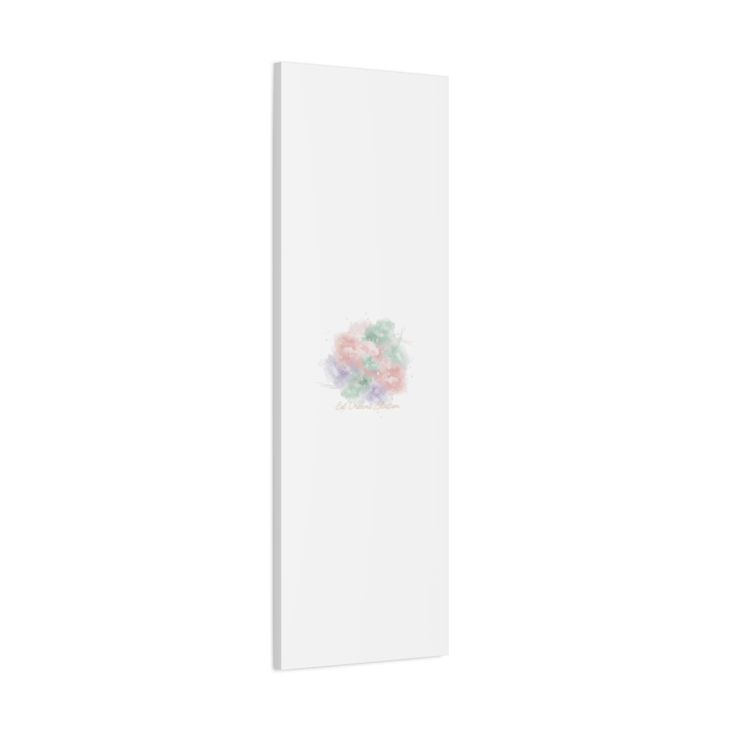 Dreamy Pastel Blossom Canvas | Matte Stretched Wall Art, pastel winter design