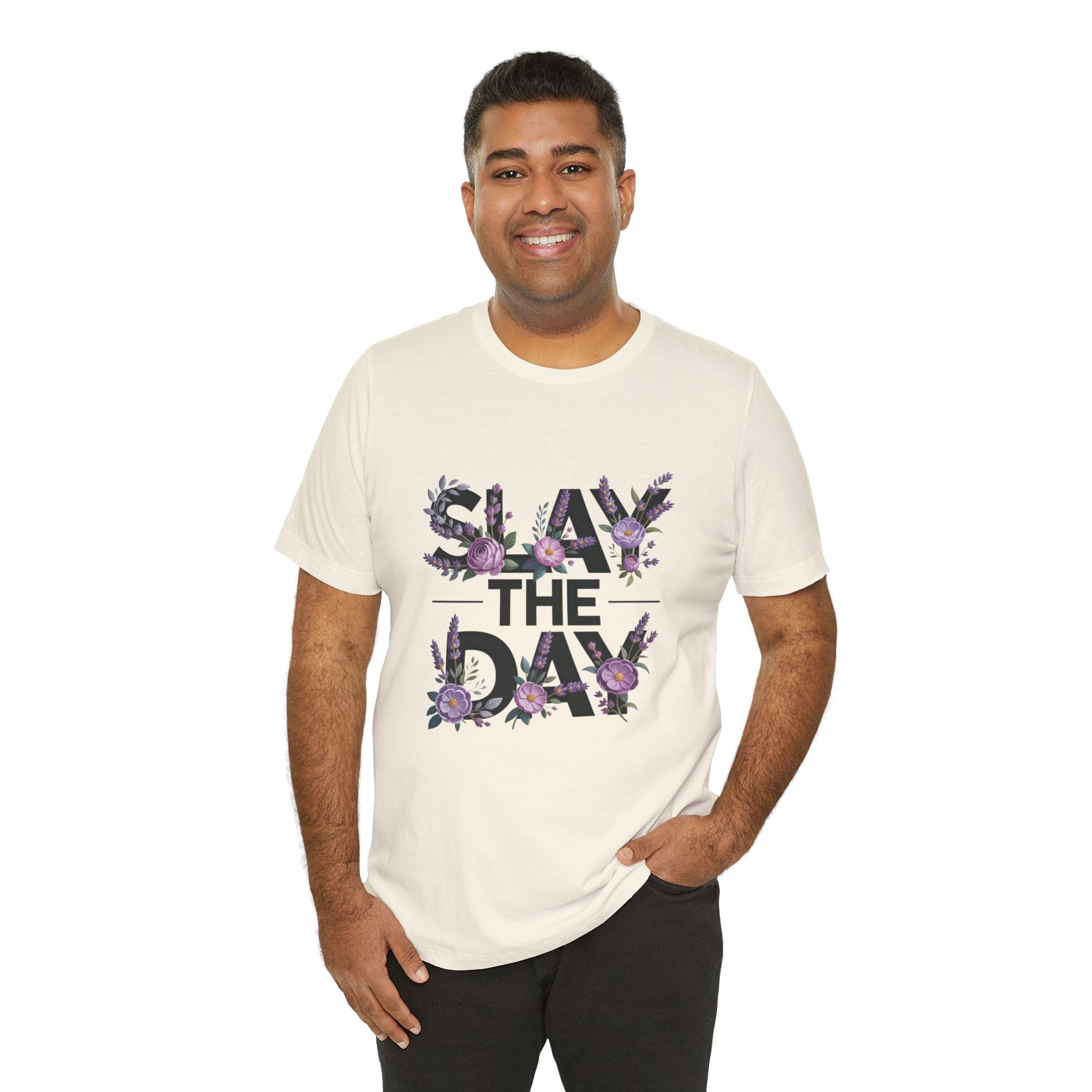 Floral Slay The Day Tee