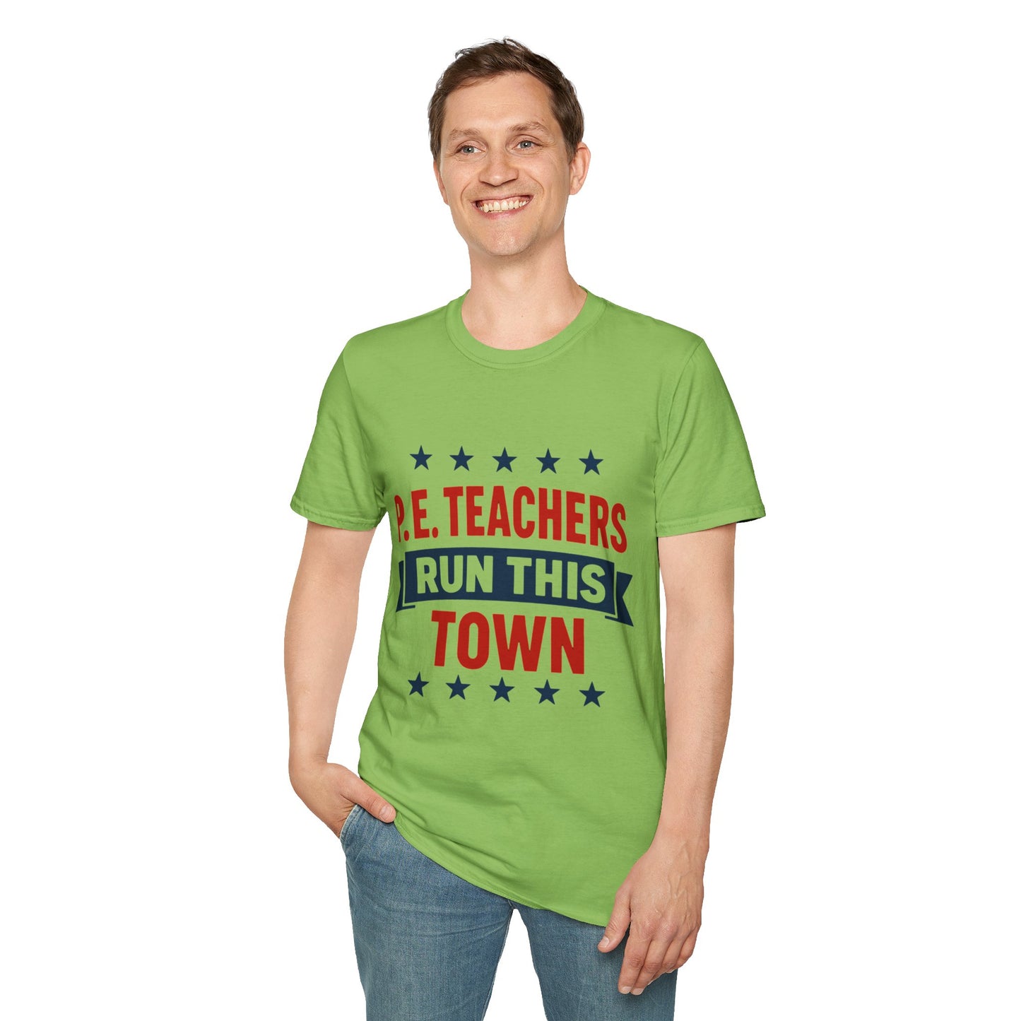 PE Teachers Run This Town Tee